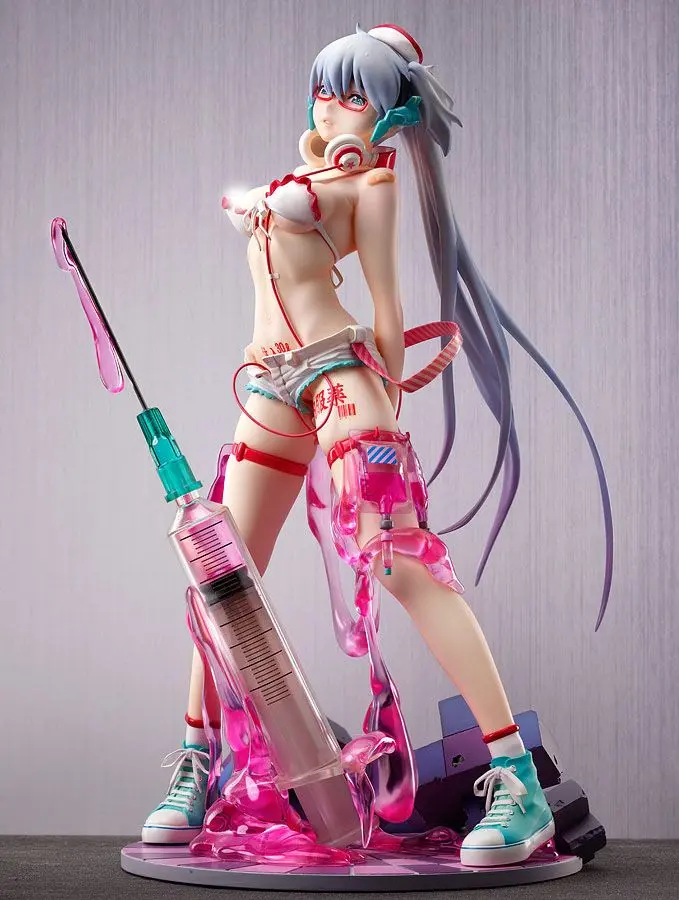 Mebae's Original Character PVC Statue 1/6.5 Sakurako's Injection! 25 cm product photo