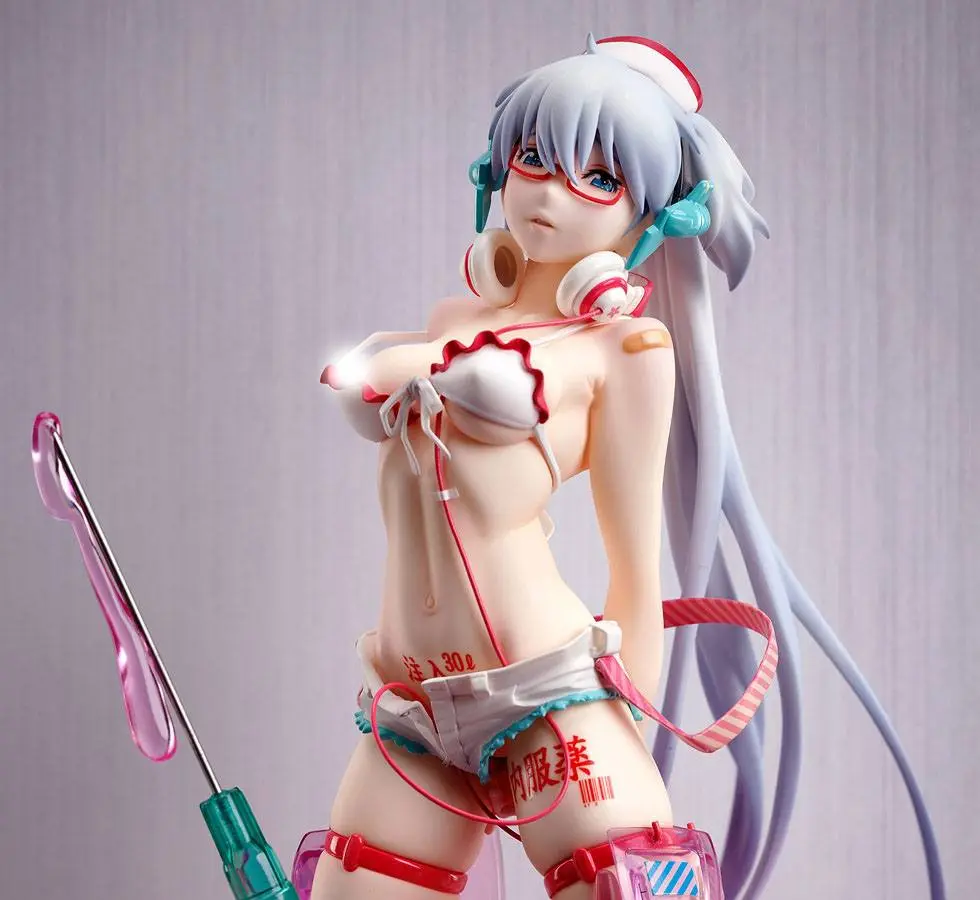 Mebae's Original Character PVC Statue 1/6.5 Sakurako's Injection! 25 cm product photo
