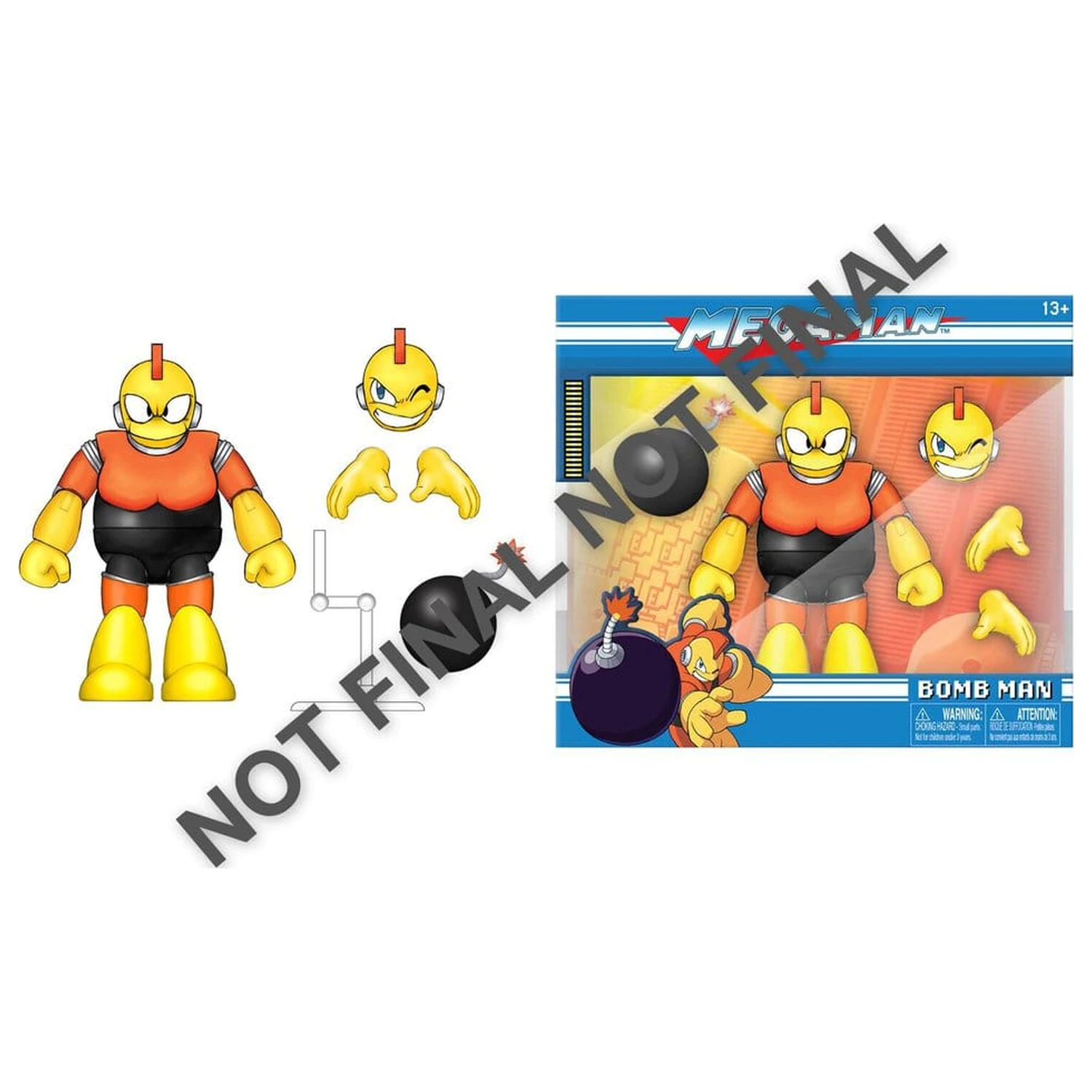 Mega Man Action Figure Bomb Man 13 cm product photo