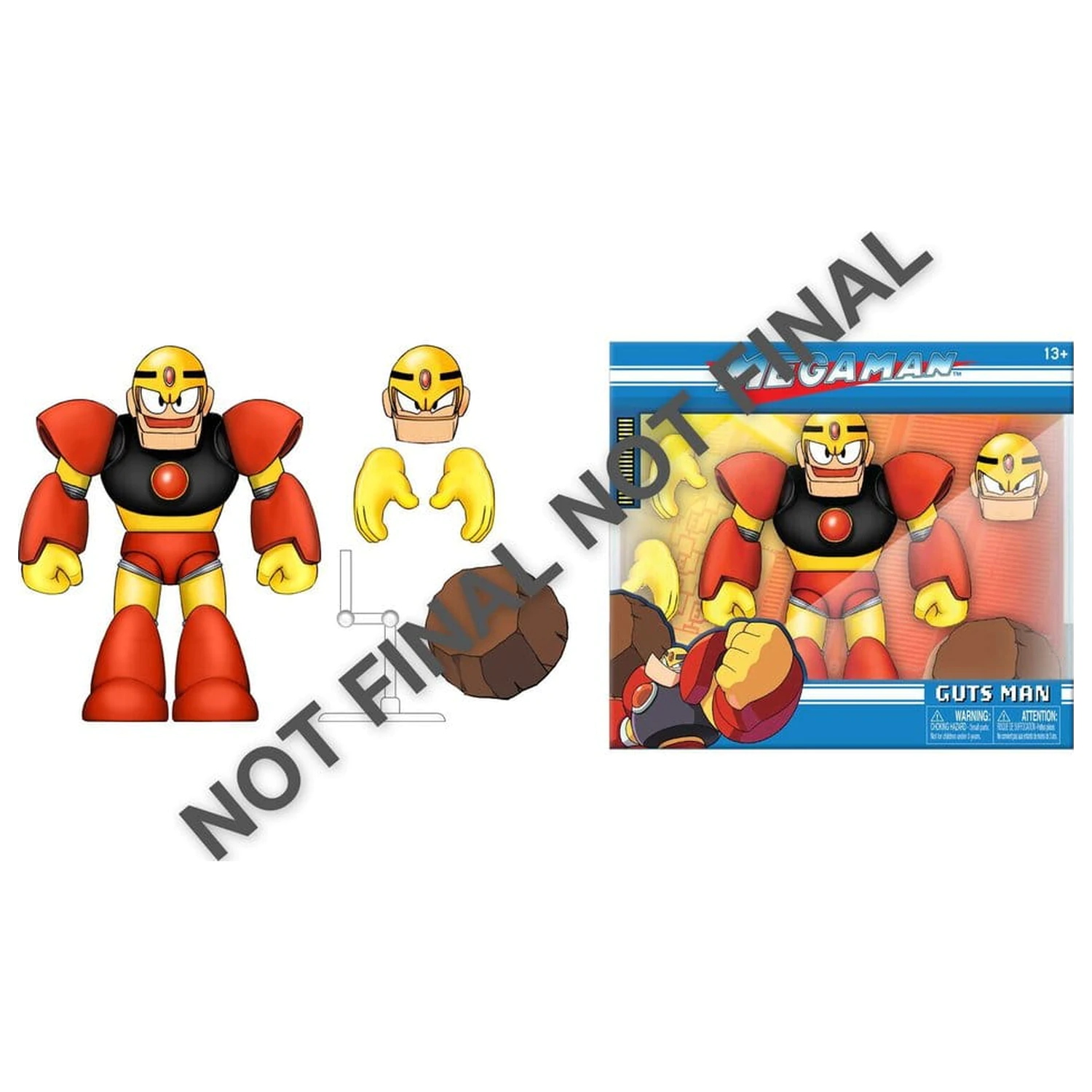 Mega Man Action Figure Guts Man 15 cm product photo