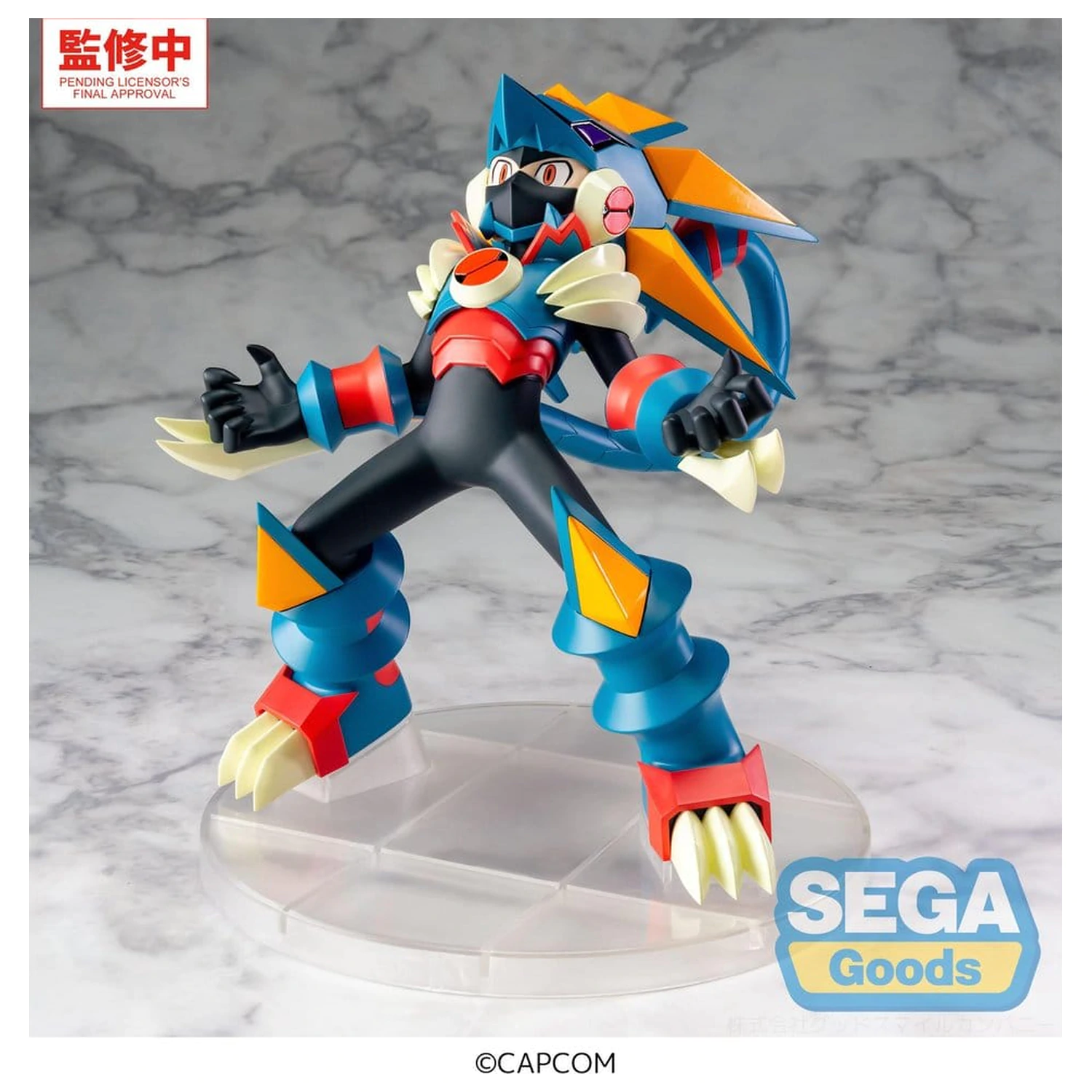 Mega Man Battle Network Luminasta PVC Figure Mega Man Gregar Beast 17 cm product photo