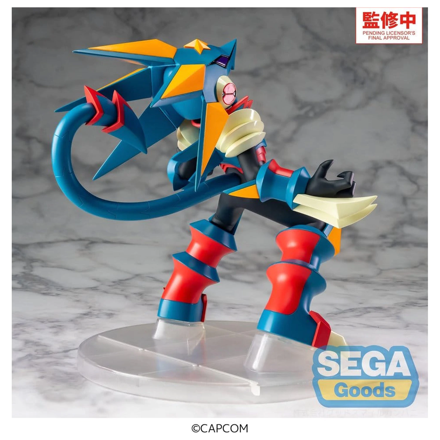 Mega Man Battle Network Luminasta PVC Figure Mega Man Gregar Beast 17 cm product photo