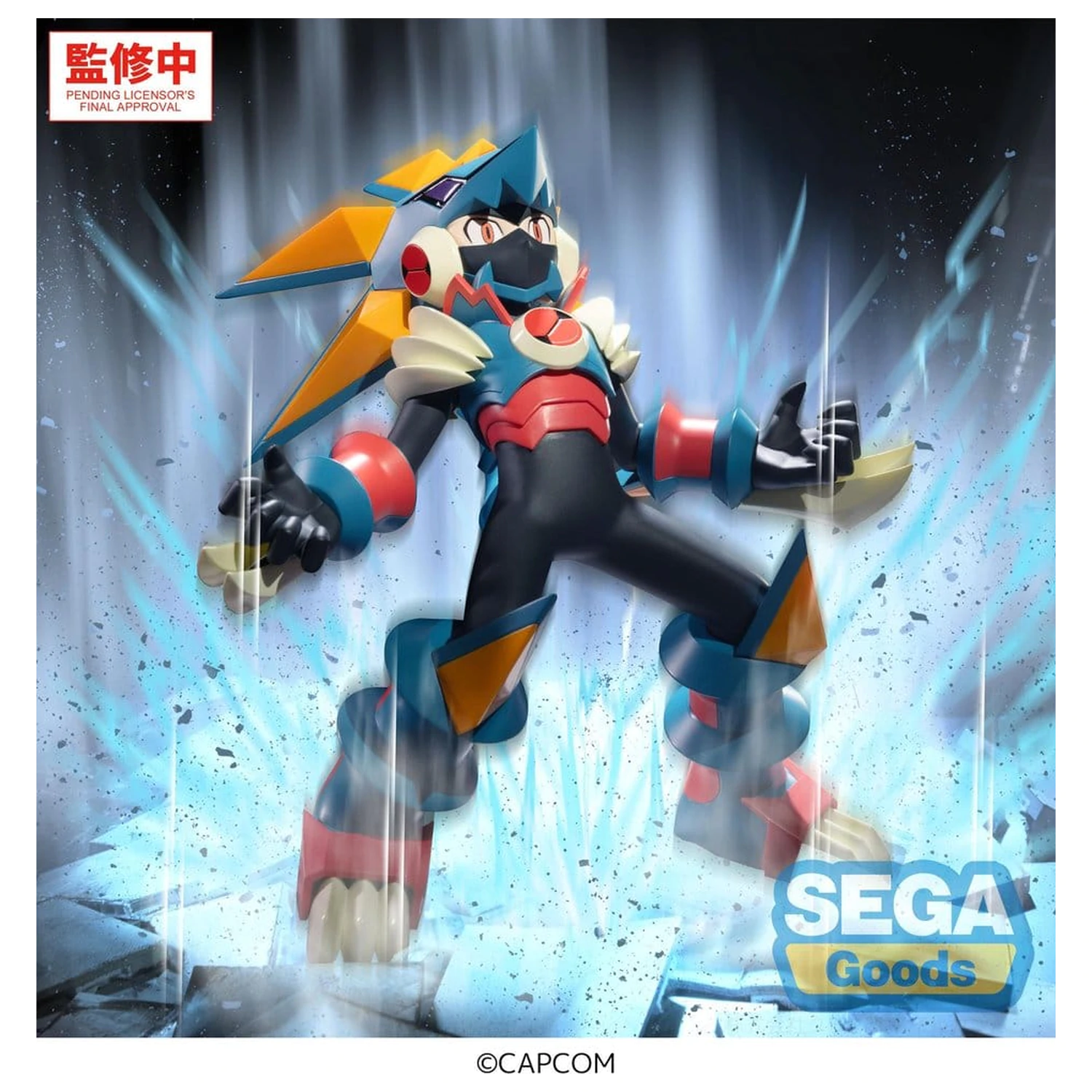 Mega Man Battle Network Luminasta PVC Figure Mega Man Gregar Beast 17 cm product photo