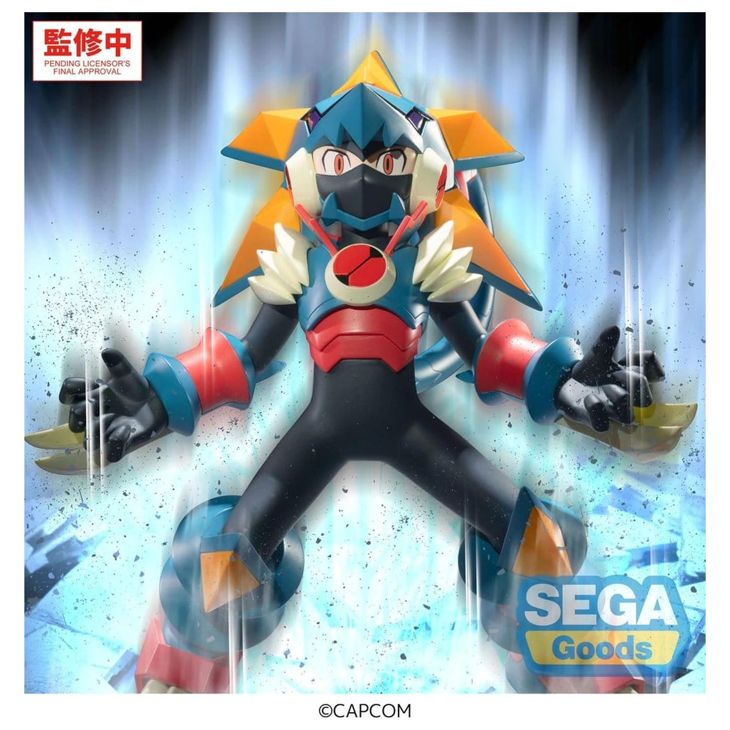 Mega Man Battle Network Luminasta PVC Figure Mega Man Gregar Beast 17 cm product photo