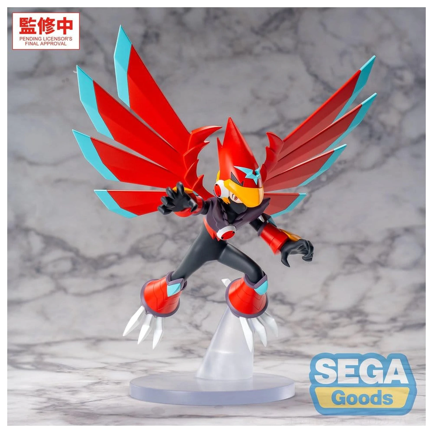 Mega Man Battle Network Luminasta PVC Figure Mega Man Falzar Beast 19 cm product photo