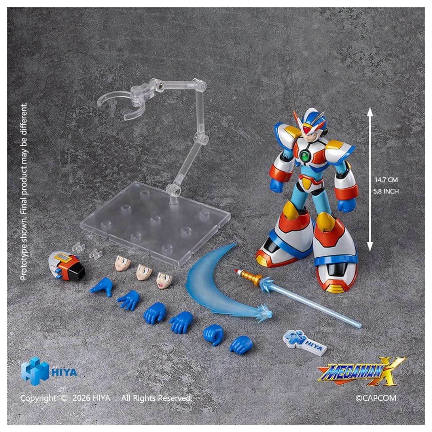 Mega Man Exquisite Basic Action Figure X Max Armor 15 cm product photo