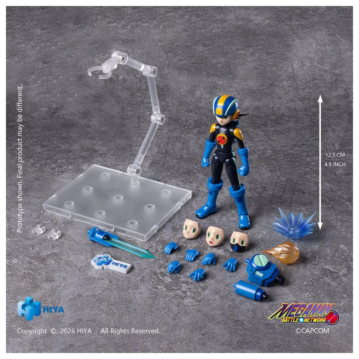 Mega Man Exquisite Basic Series Action Figure MegaMan.EXE 13 cm product photo
