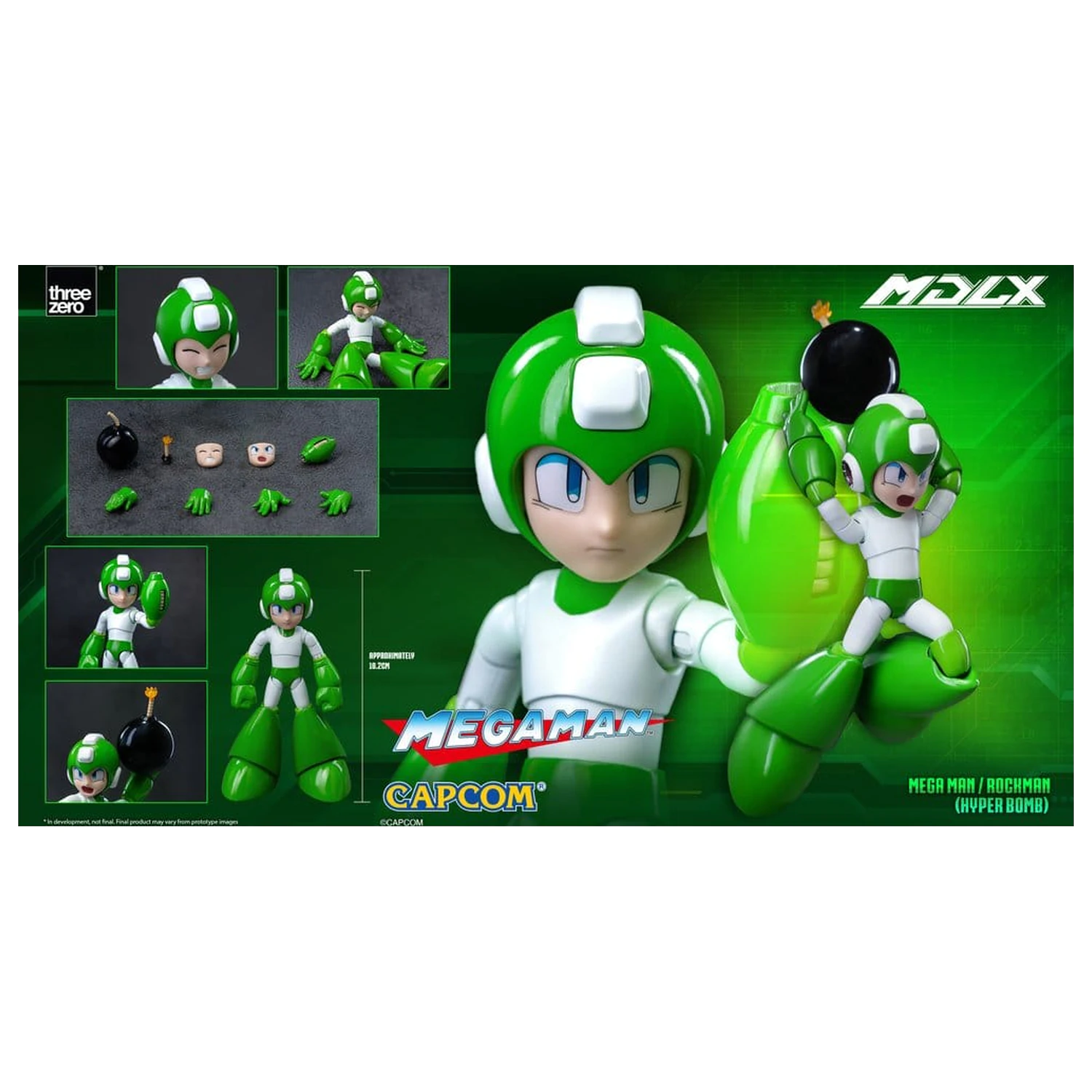 Mega Man MDLX Action Figure Mega Man / Rockman (Hyper Bomb) 10 cm product photo