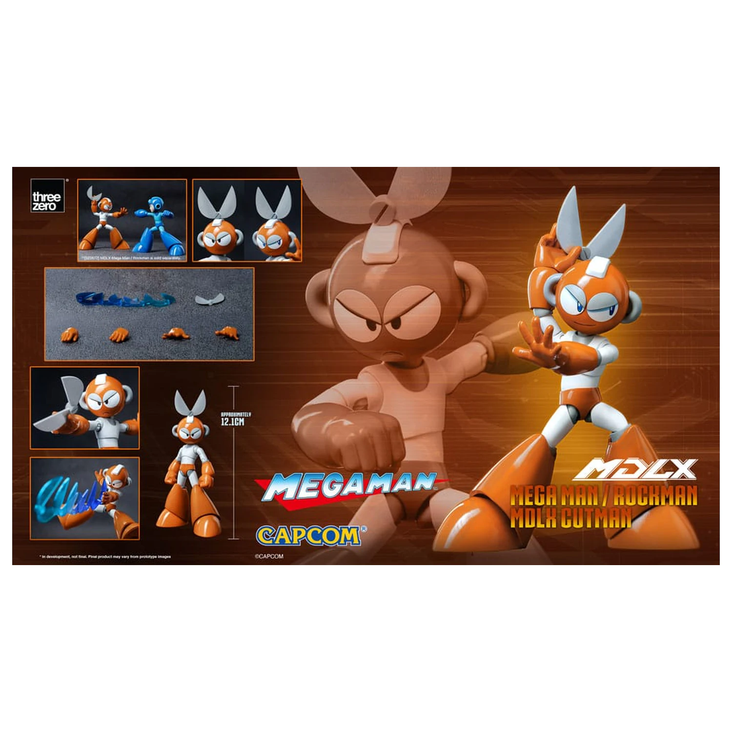 Mega Man MDLX Action Figure Rockman / Mega Man Cutman 12 cm product photo