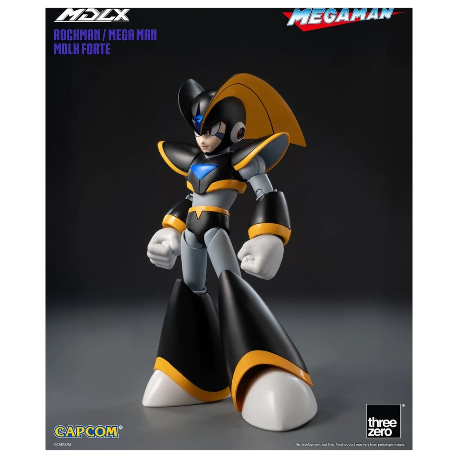 Mega Man MDLX Action Figure Rockman / Mega Man Forte 10 cm product photo
