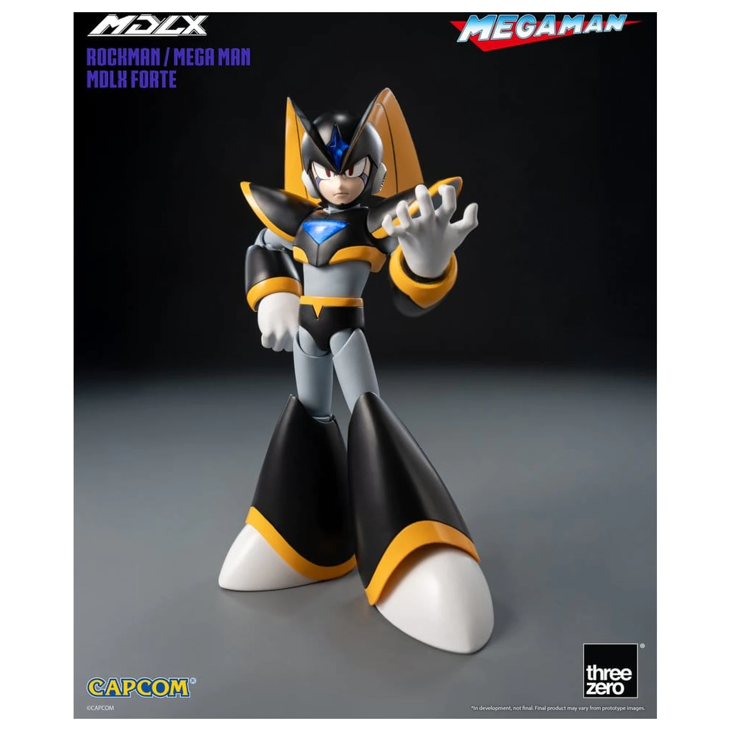 Mega Man MDLX Action Figure Rockman / Mega Man Forte 10 cm product photo