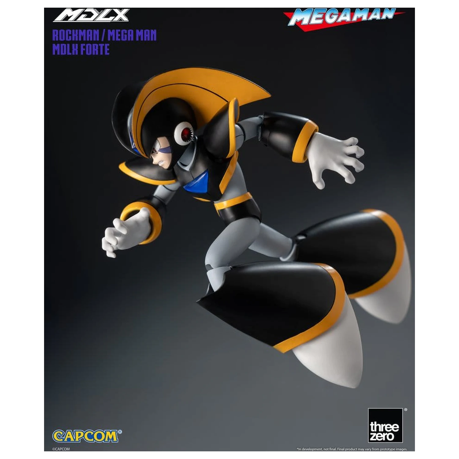 Mega Man MDLX Action Figure Rockman / Mega Man Forte 10 cm product photo