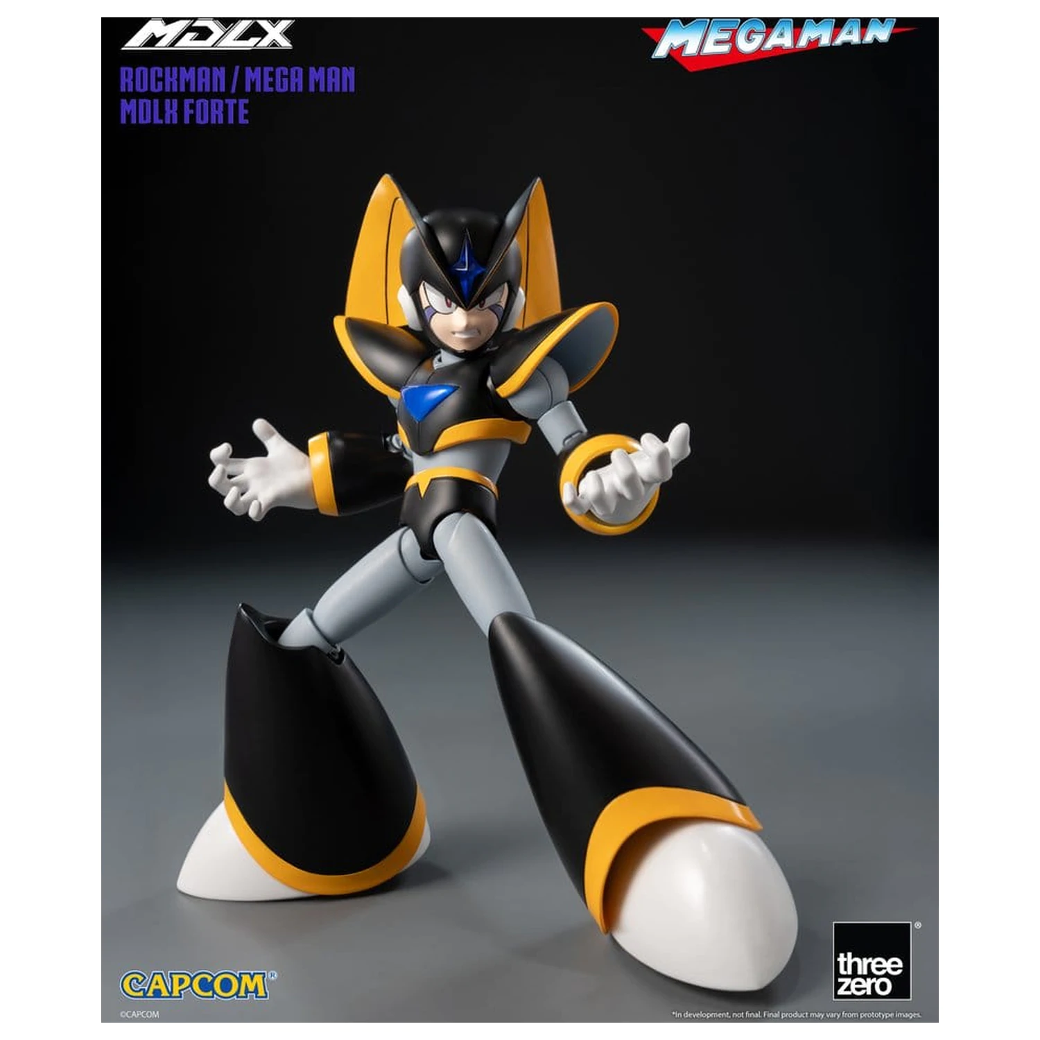 Mega Man MDLX Action Figure Rockman / Mega Man Forte 10 cm product photo