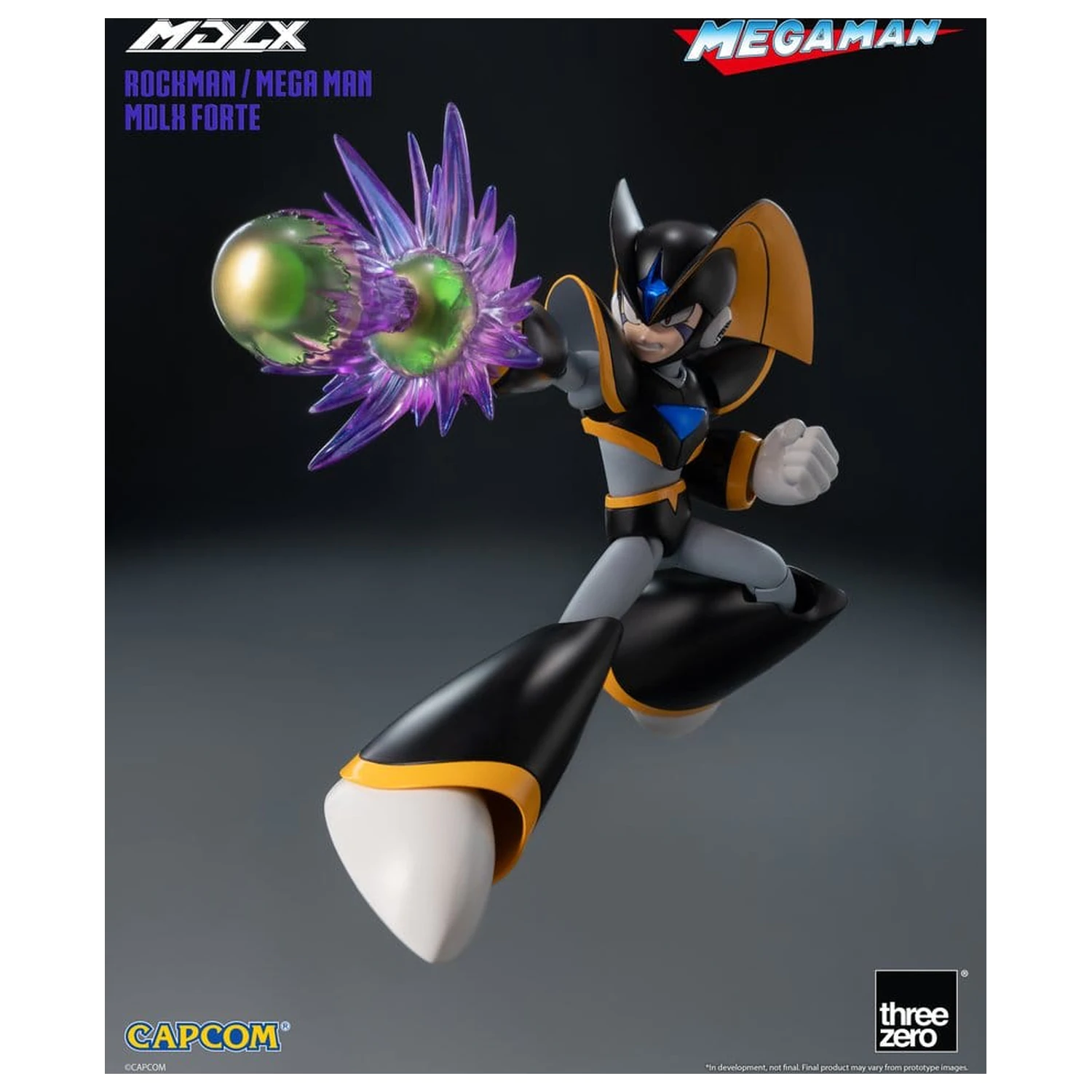 Mega Man MDLX Action Figure Rockman / Mega Man Forte 10 cm product photo