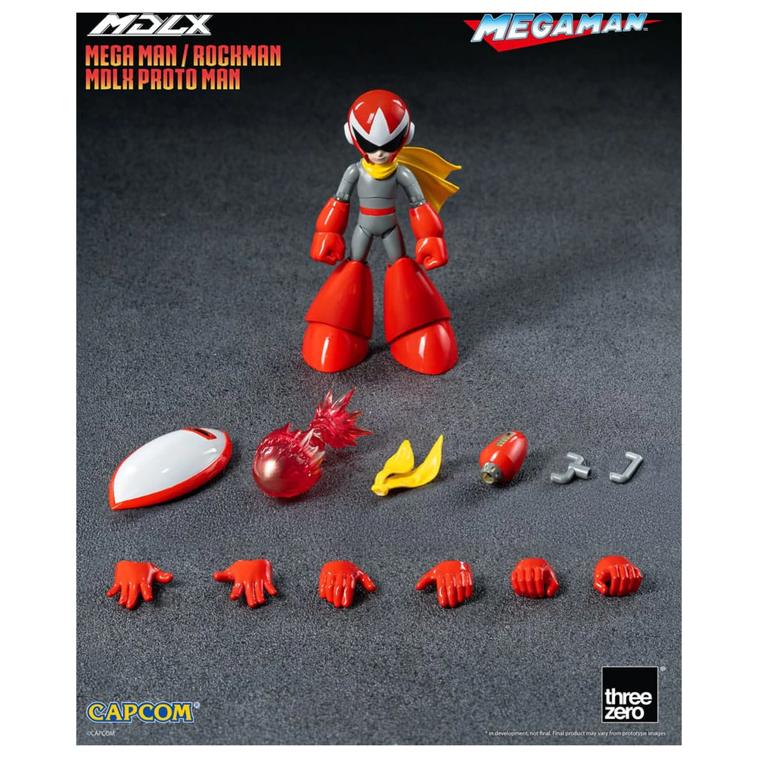 Mega Man MDLX Action Figure Rockman / Mega Man Proto Man 10 cm product photo
