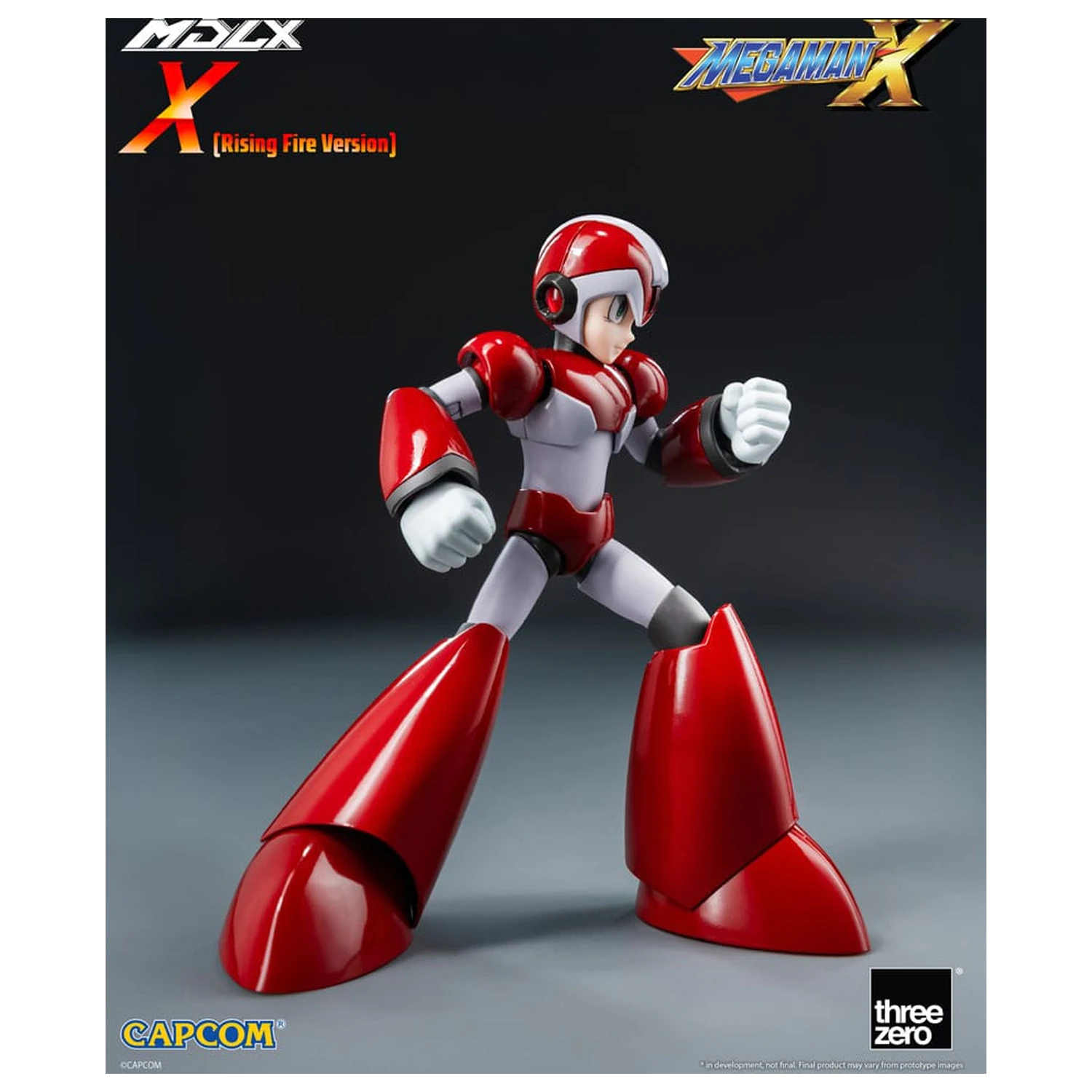 Mega Man MDLX Action Figure Rockman X / Mega Man X (Rising Fire Version) 12 cm product photo