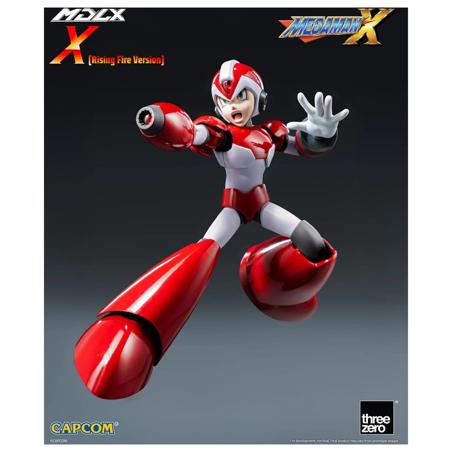 Mega Man MDLX Action Figure Rockman X / Mega Man X (Rising Fire Version) 12 cm product photo