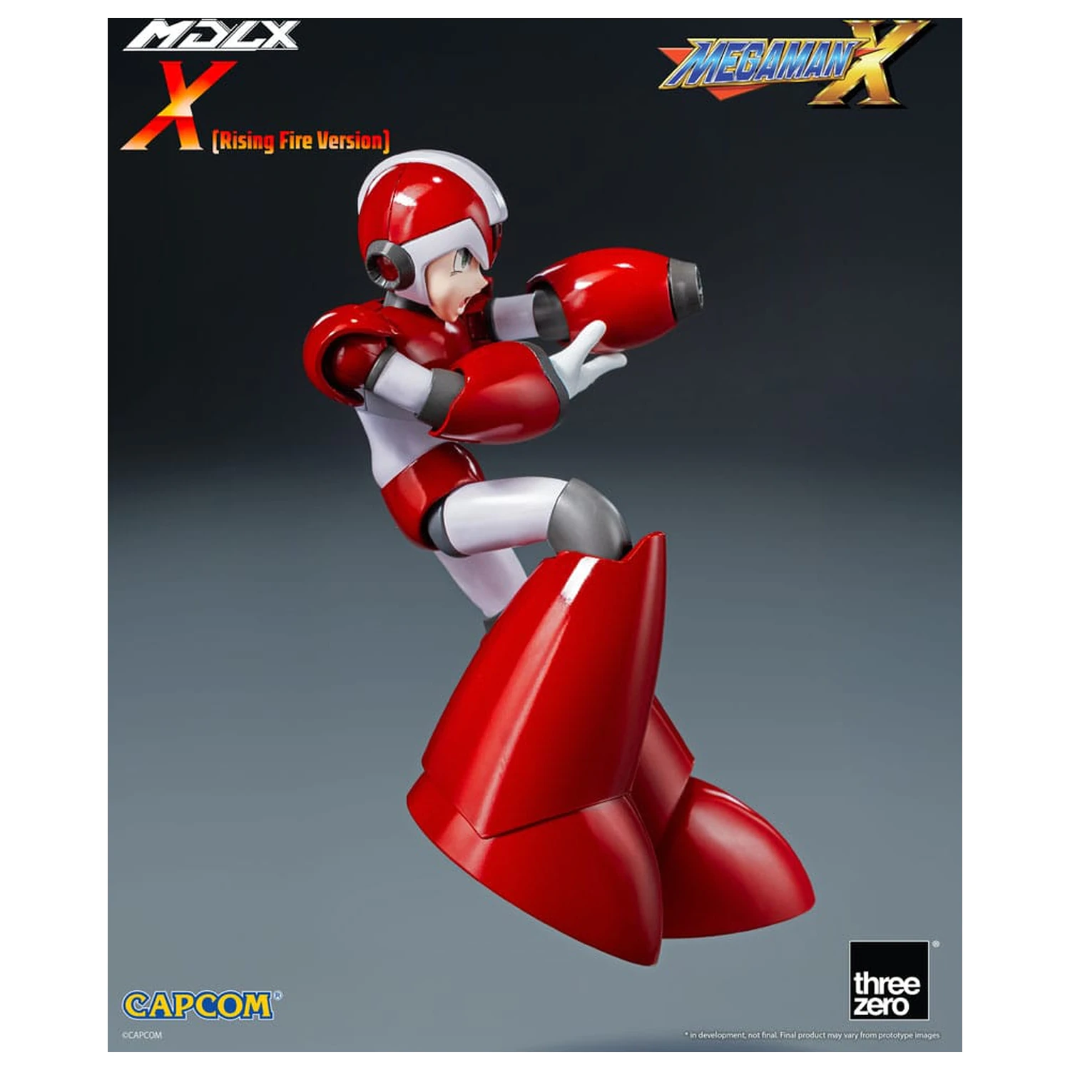 Mega Man MDLX Action Figure Rockman X / Mega Man X (Rising Fire Version) 12 cm product photo