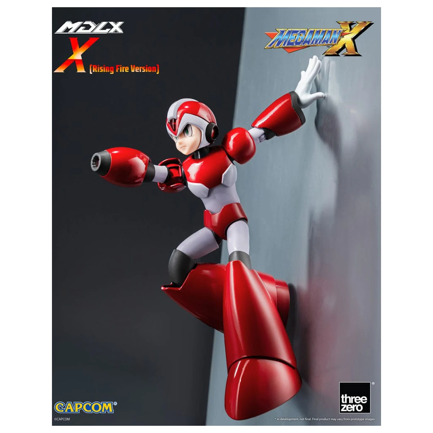 Mega Man MDLX Action Figure Rockman X / Mega Man X (Rising Fire Version) 12 cm product photo