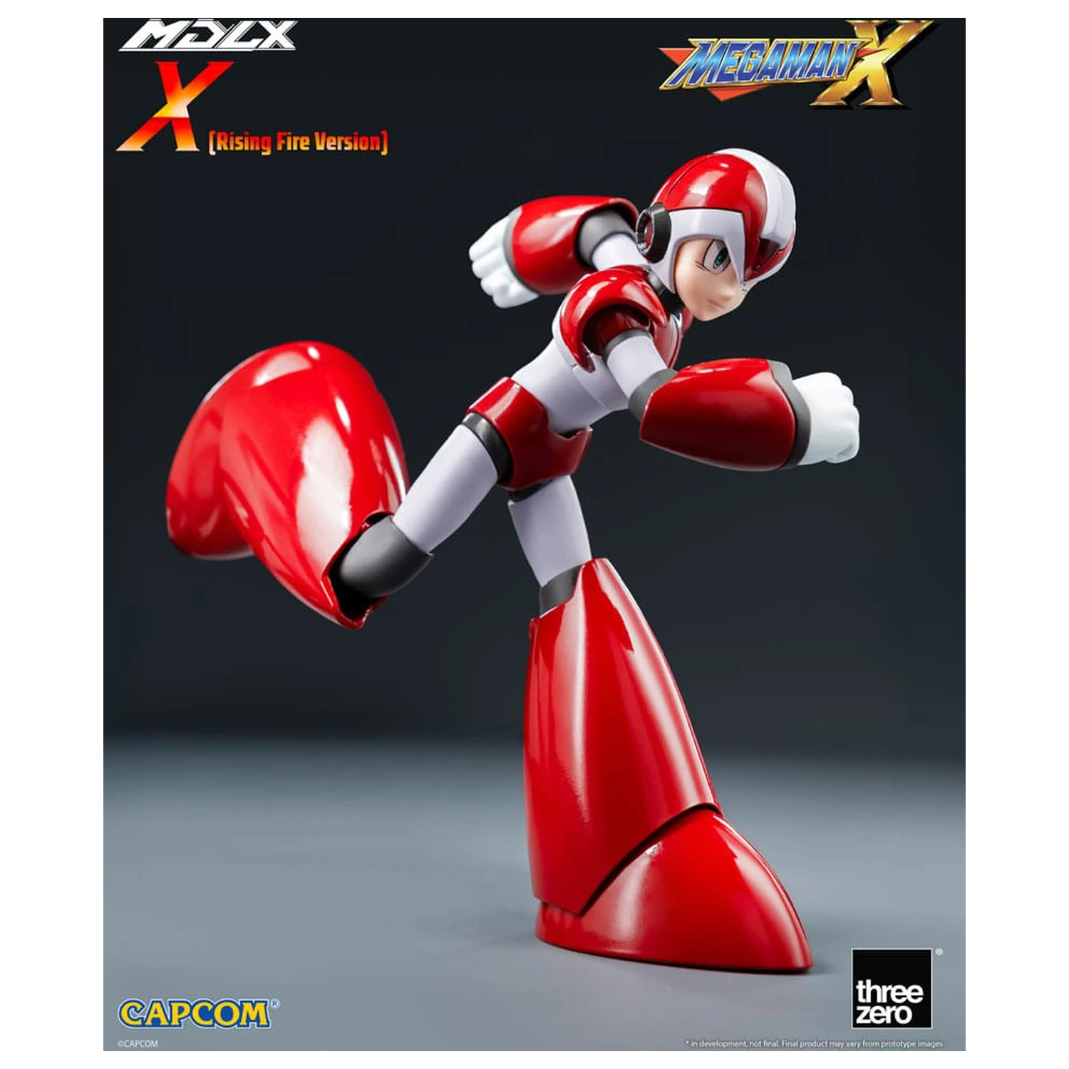 Mega Man MDLX Action Figure Rockman X / Mega Man X (Rising Fire Version) 12 cm product photo