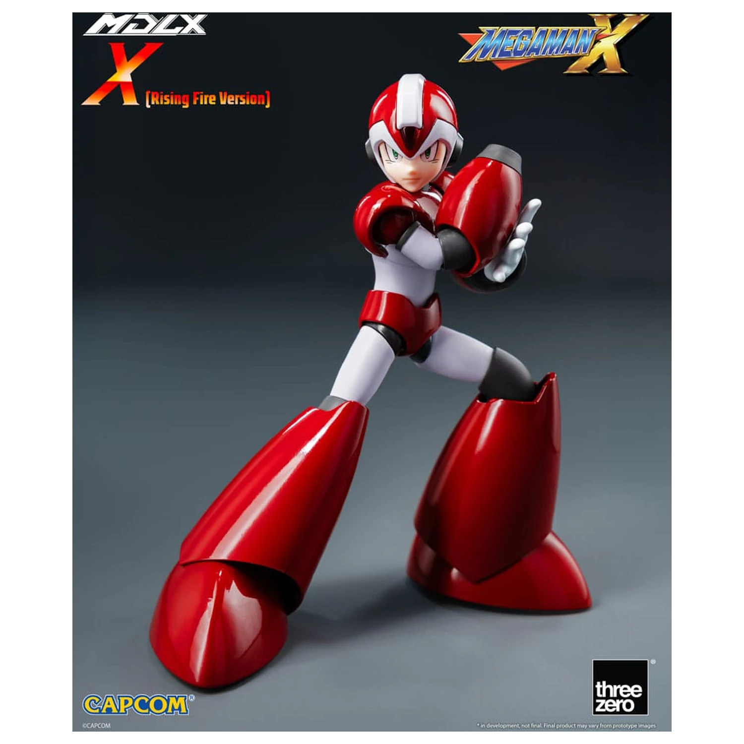 Mega Man MDLX Action Figure Rockman X / Mega Man X (Rising Fire Version) 12 cm product photo