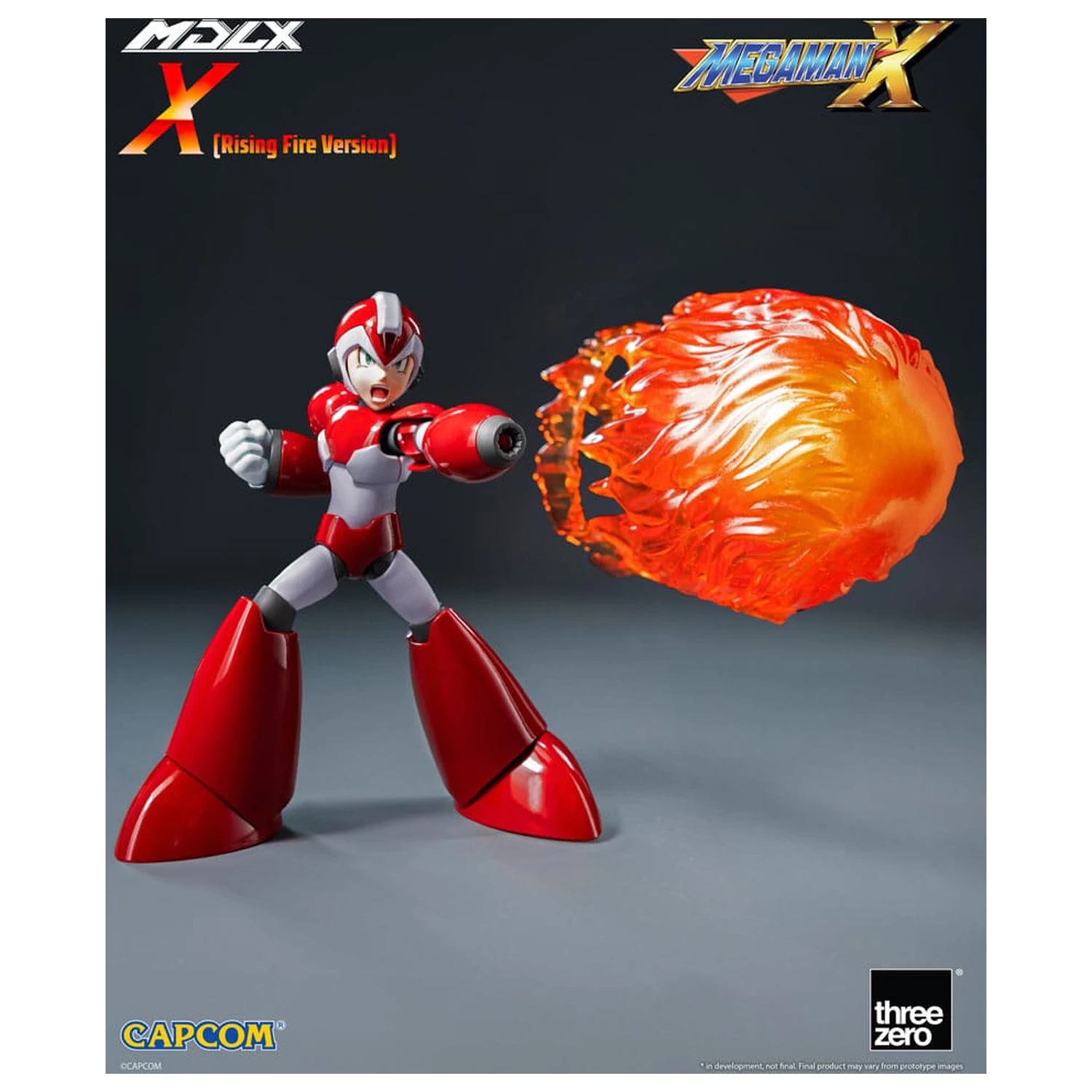 Mega Man MDLX Action Figure Rockman X / Mega Man X (Rising Fire Version) 12 cm product photo