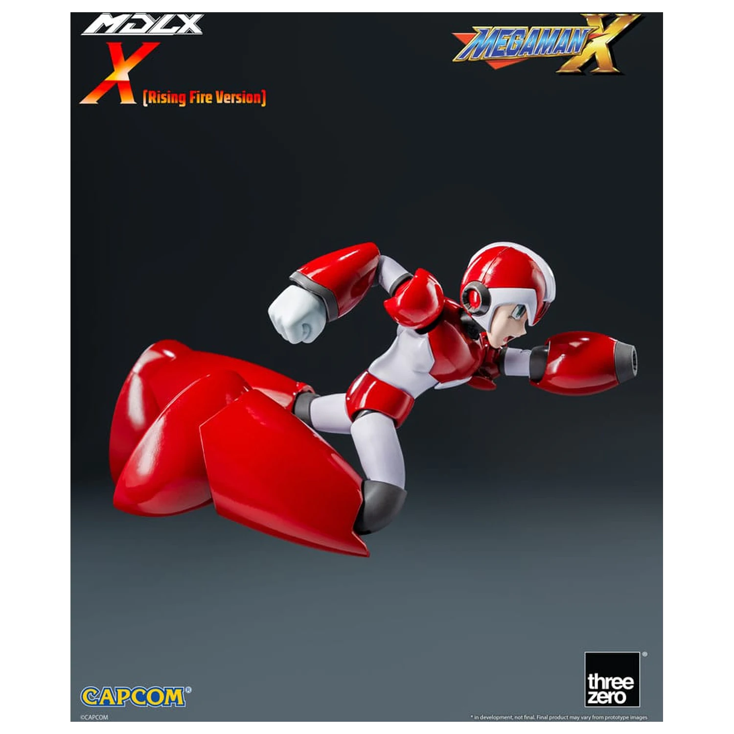 Mega Man MDLX Action Figure Rockman X / Mega Man X (Rising Fire Version) 12 cm product photo