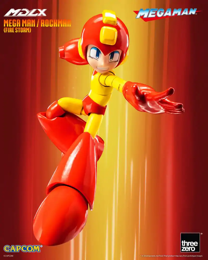 Mega Man MDLX Action Figure Mega Man / Rockman (Fire Storm) 10 cm termékfotó