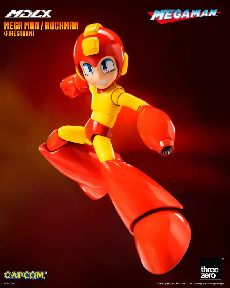 Mega Man MDLX Action Figure Mega Man / Rockman (Fire Storm) 10 cm product photo