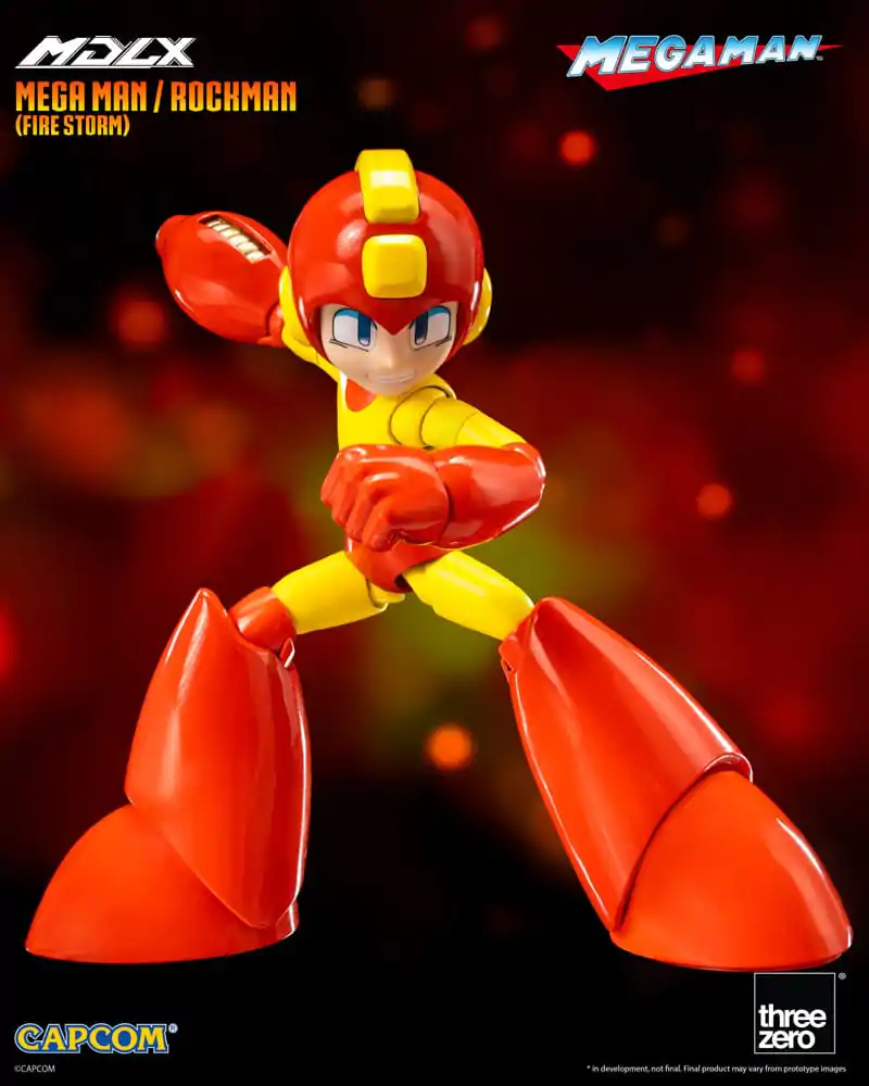 Mega Man MDLX Action Figure Mega Man / Rockman (Fire Storm) 10 cm product photo