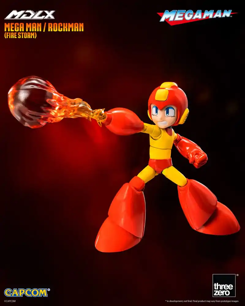 Mega Man MDLX Action Figure Mega Man / Rockman (Fire Storm) 10 cm termékfotó