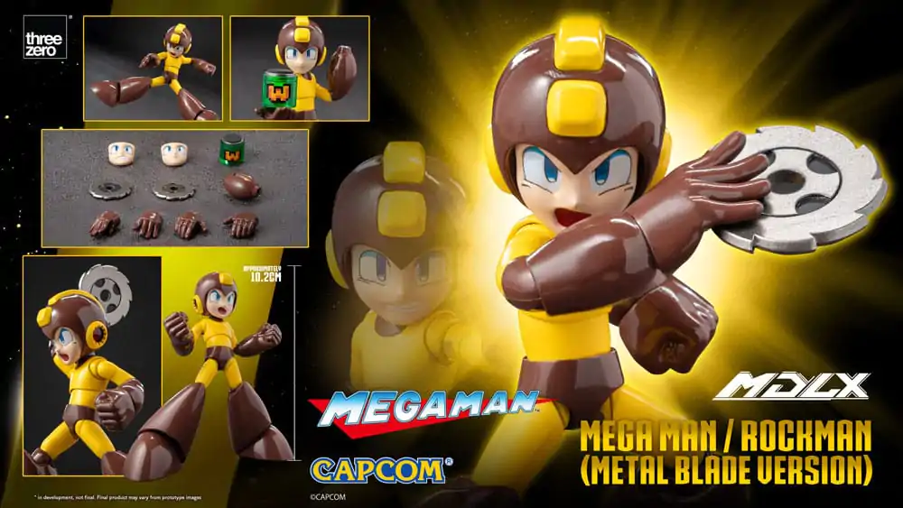 Mega Man MDLX Action Figure Mega Man / Rockman (Metal Blade Version) 10 cm product photo