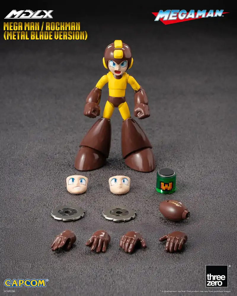 Mega Man MDLX Action Figure Mega Man / Rockman (Metal Blade Version) 10 cm product photo