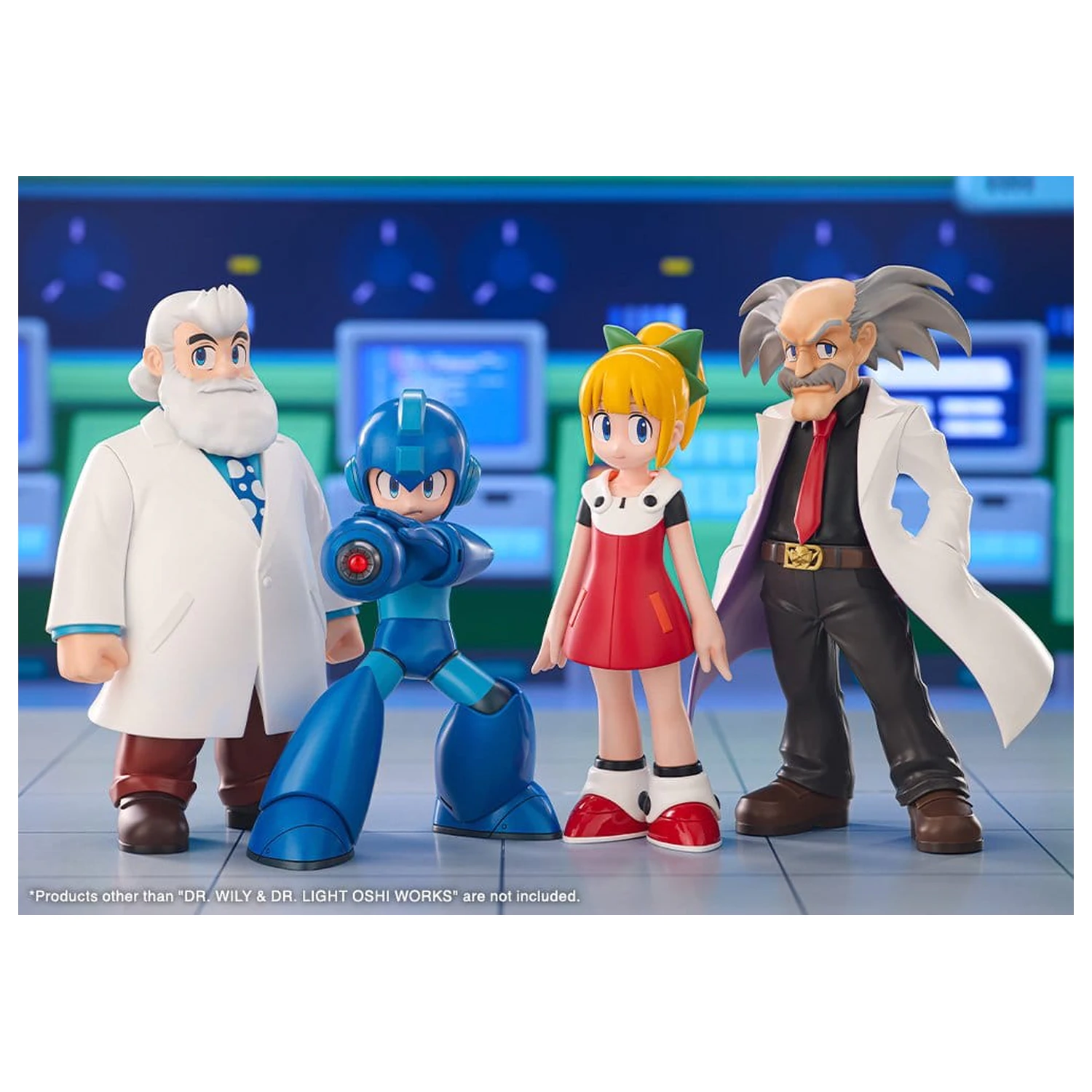 Mega Man Oshi Works PVC Figures 2-Pack Dr. Wily & Dr. Light product photo