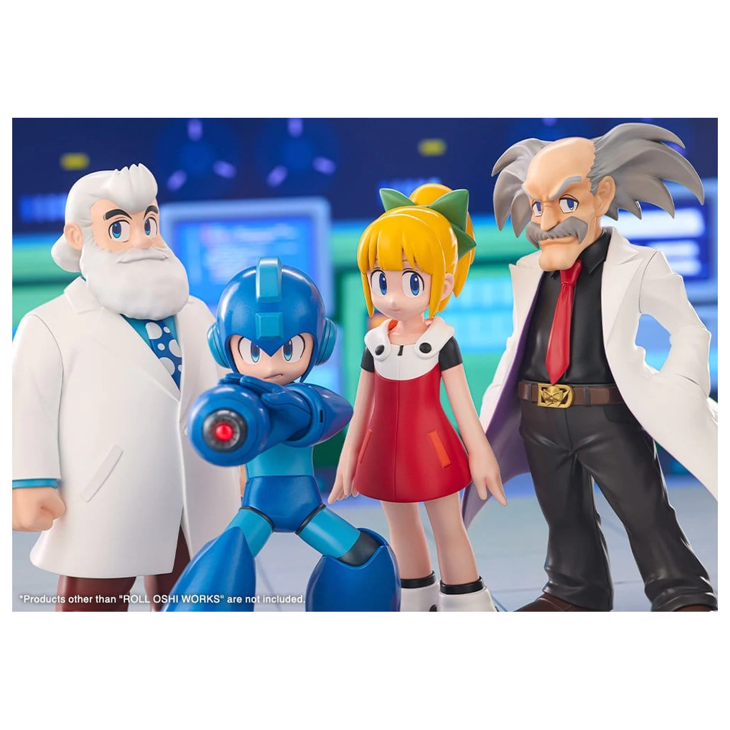 Mega Man Oshi Works PVC Figure Roll 19 cm product photo