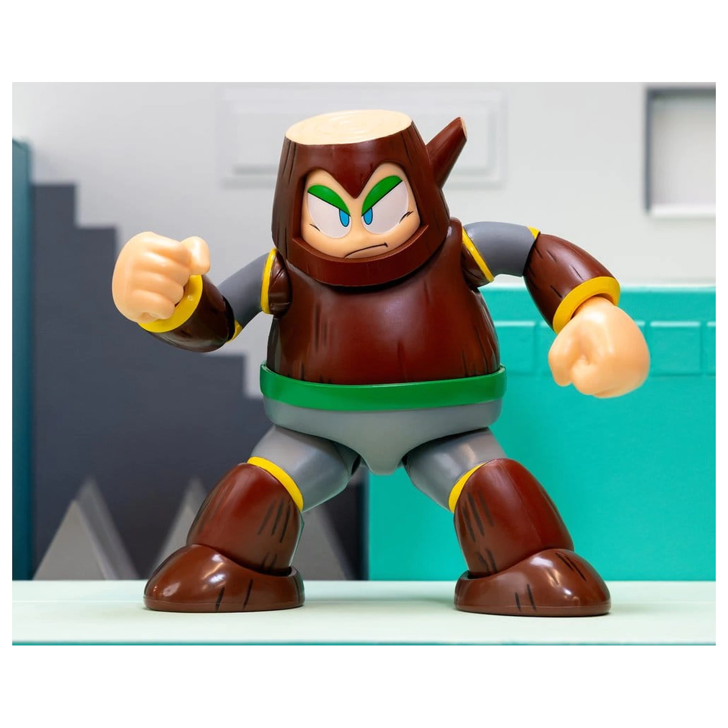 Mega Man Action Figure Wood Man 11 cm product photo