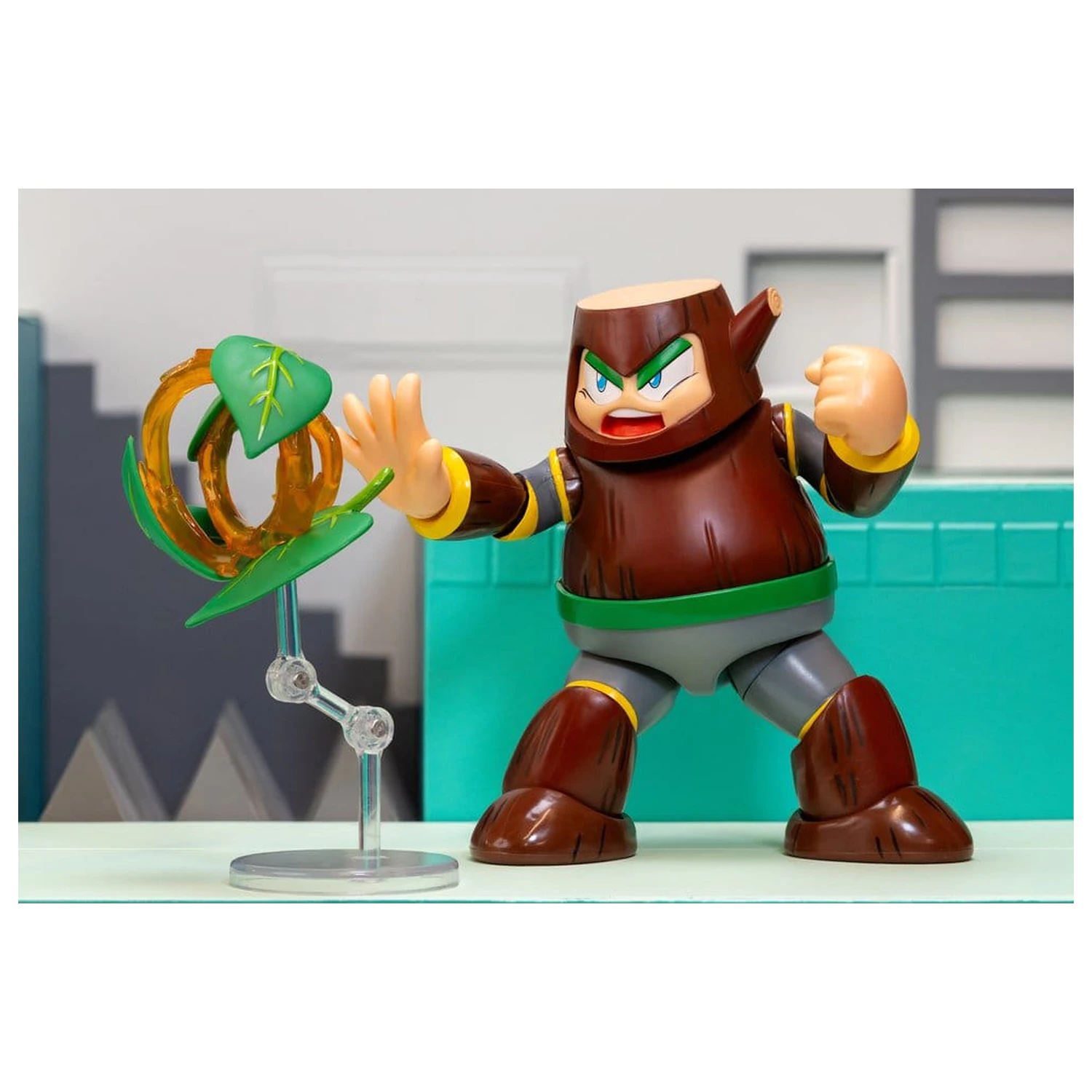 Mega Man Action Figure Wood Man 11 cm product photo