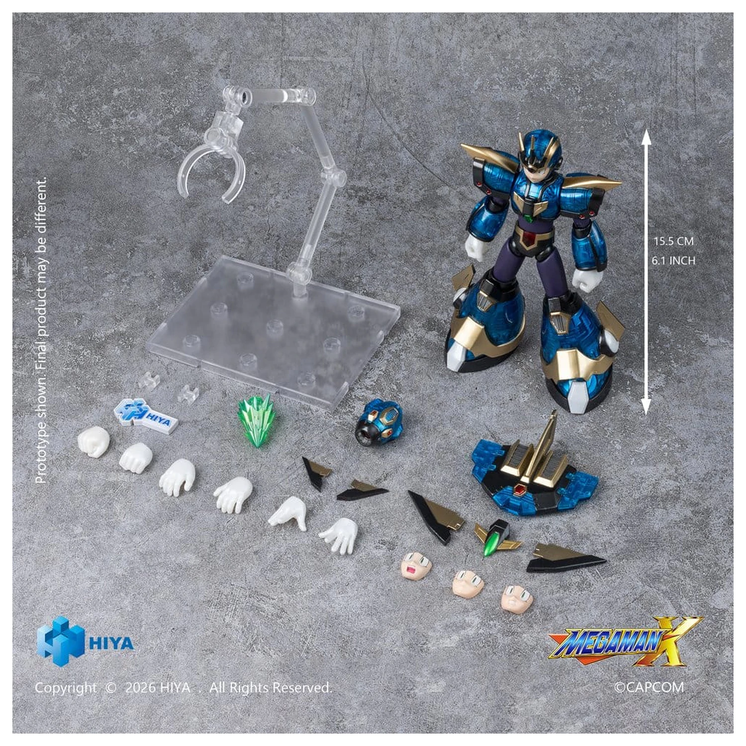 Mega Man X Exquisite Basic Action Figure X Ultimate Armor Version 16 cm product photo