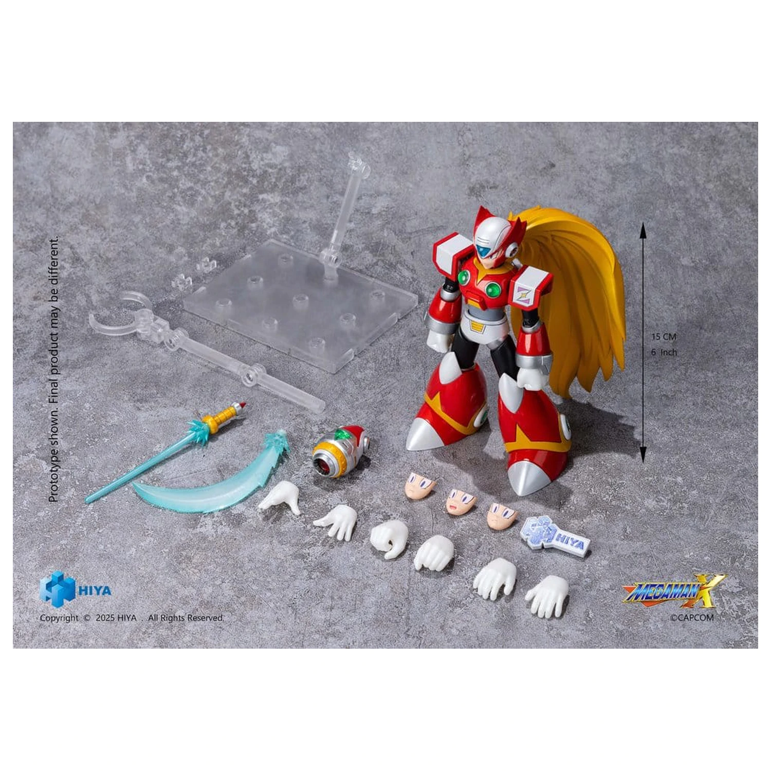 Mega Man X Exquisite Basic Action Figure Zero 15 cm        product photo