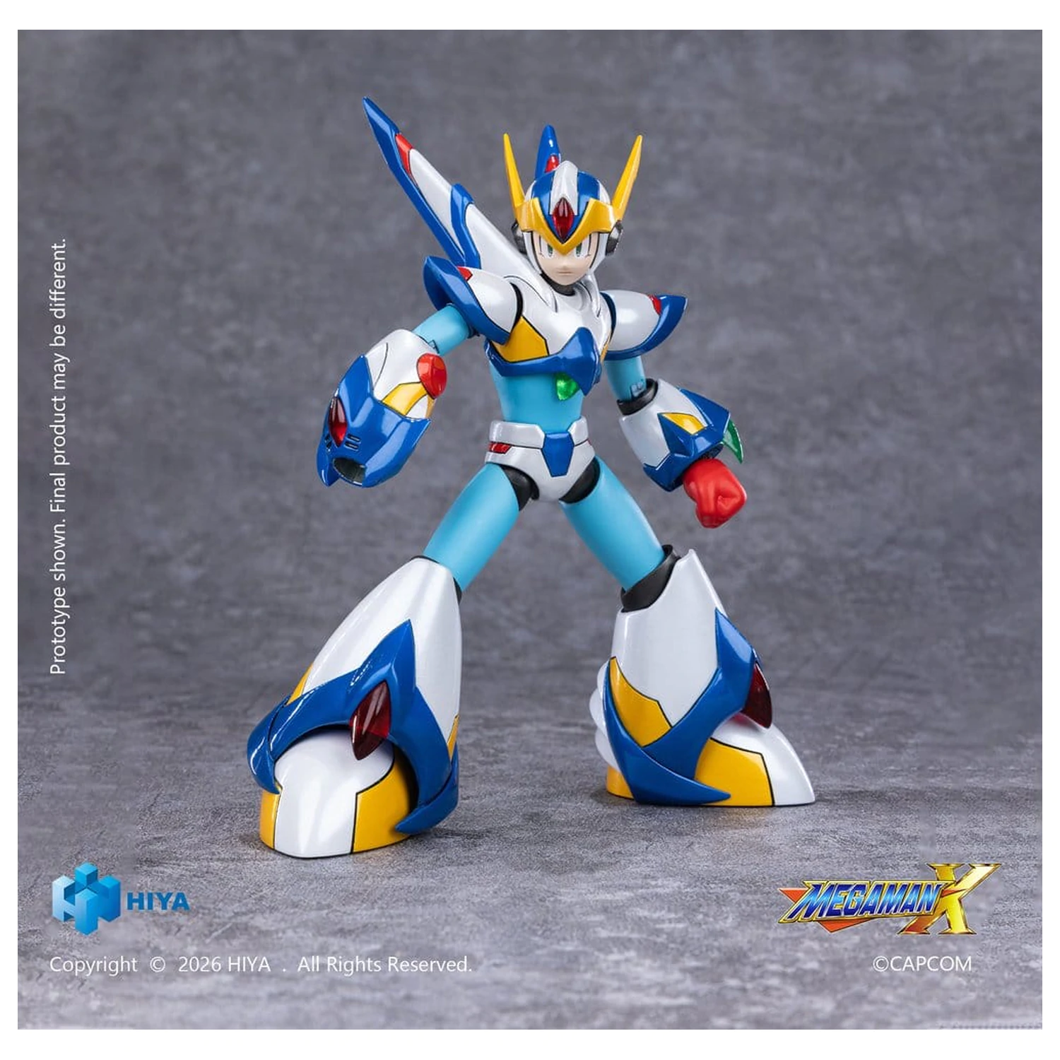 Mega Man X Exquisite Basic Series  Action Figure X Falcon Armor Version 15 cm product photo