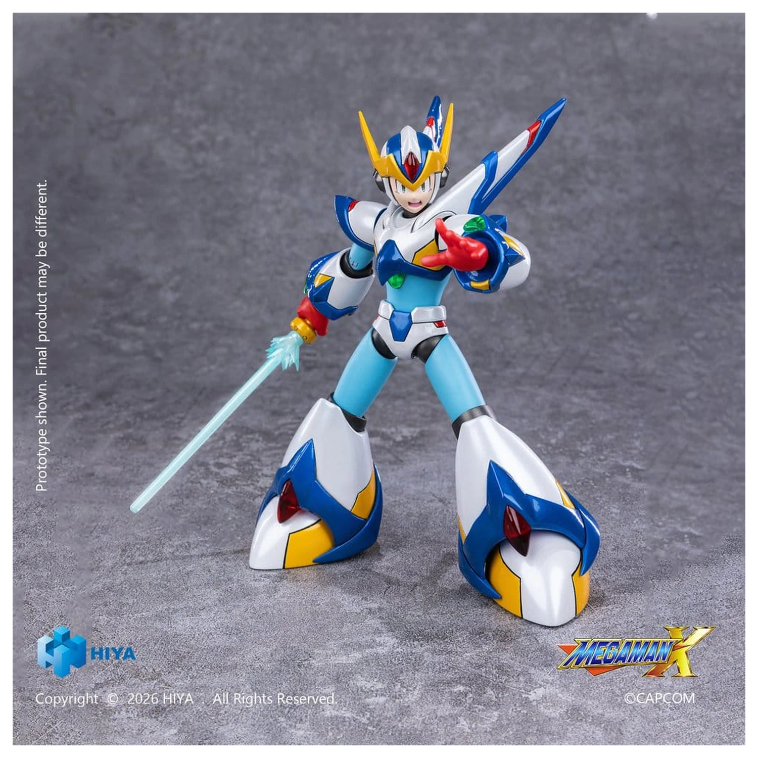 Mega Man X Exquisite Basic Series  Action Figure X Falcon Armor Version 15 cm product photo