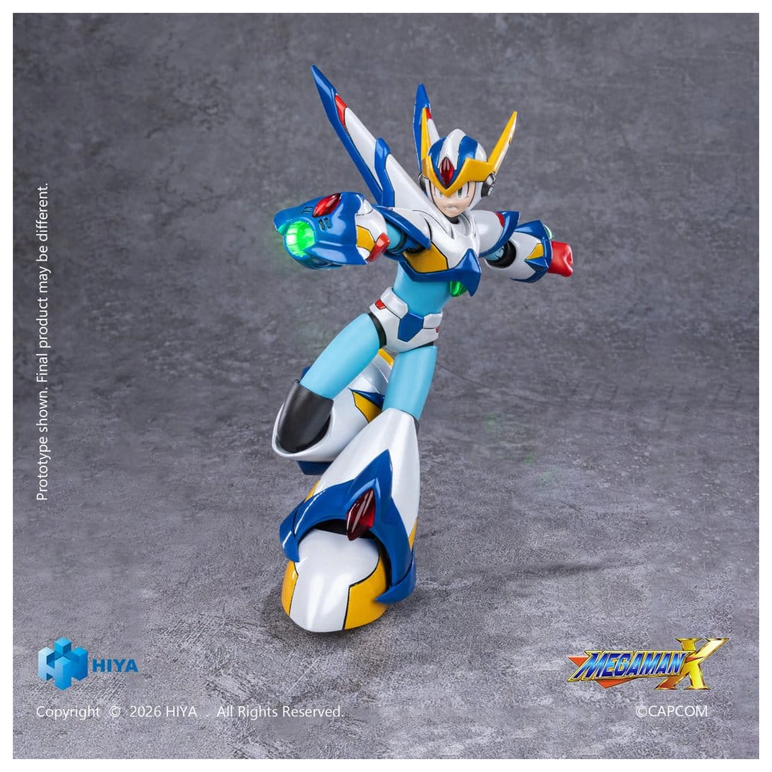 Mega Man X Exquisite Basic Series  Action Figure X Falcon Armor Version 15 cm product photo