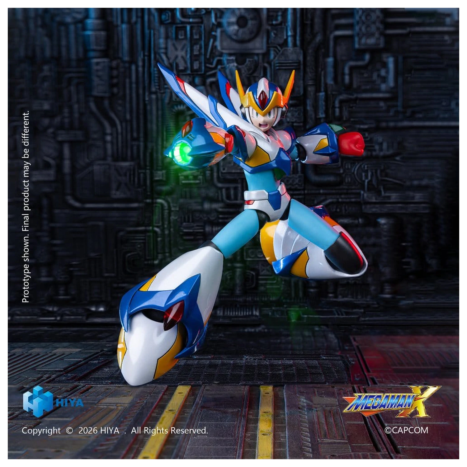 Mega Man X Exquisite Basic Series  Action Figure X Falcon Armor Version 15 cm product photo