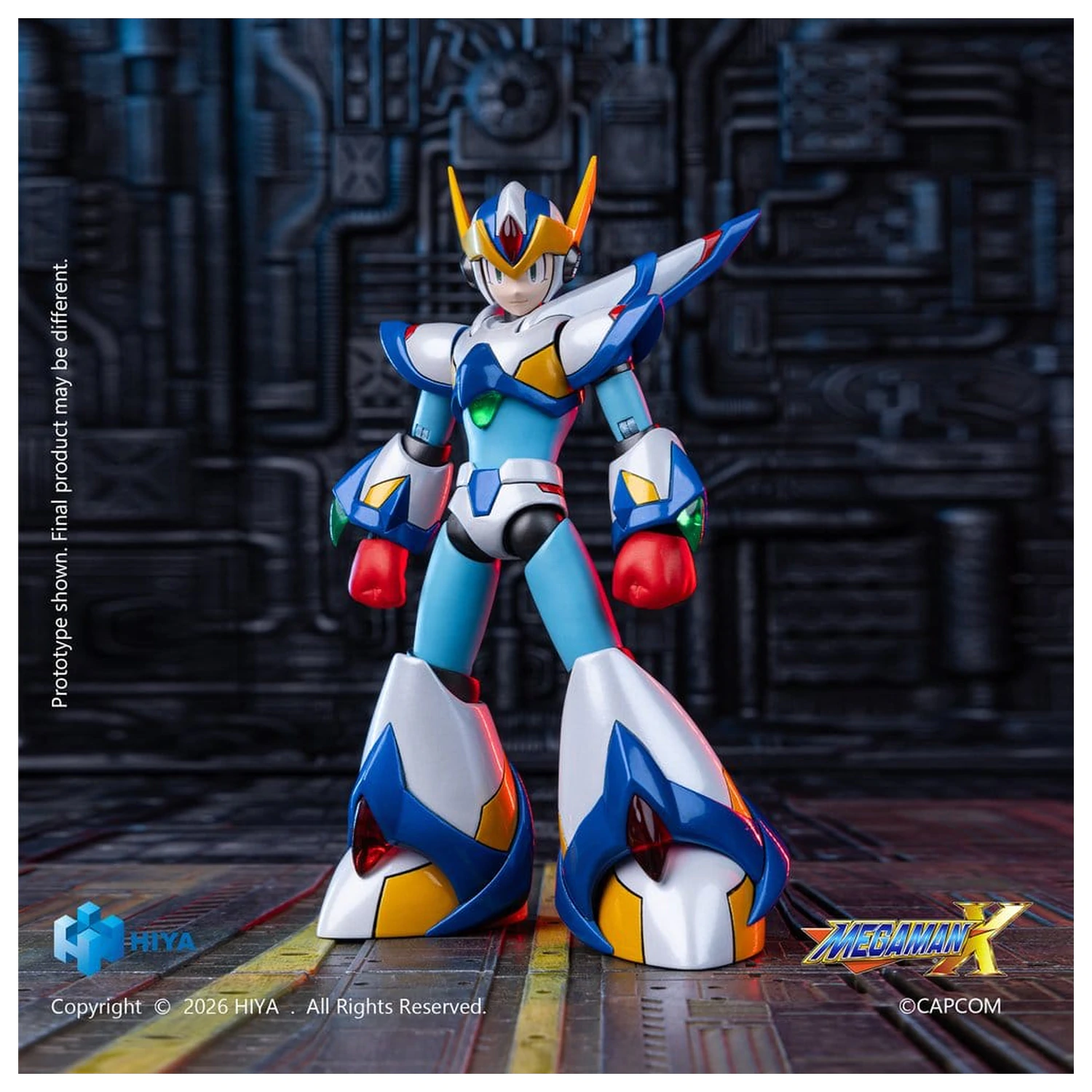 Mega Man X Exquisite Basic Series  Action Figure X Falcon Armor Version 15 cm product photo