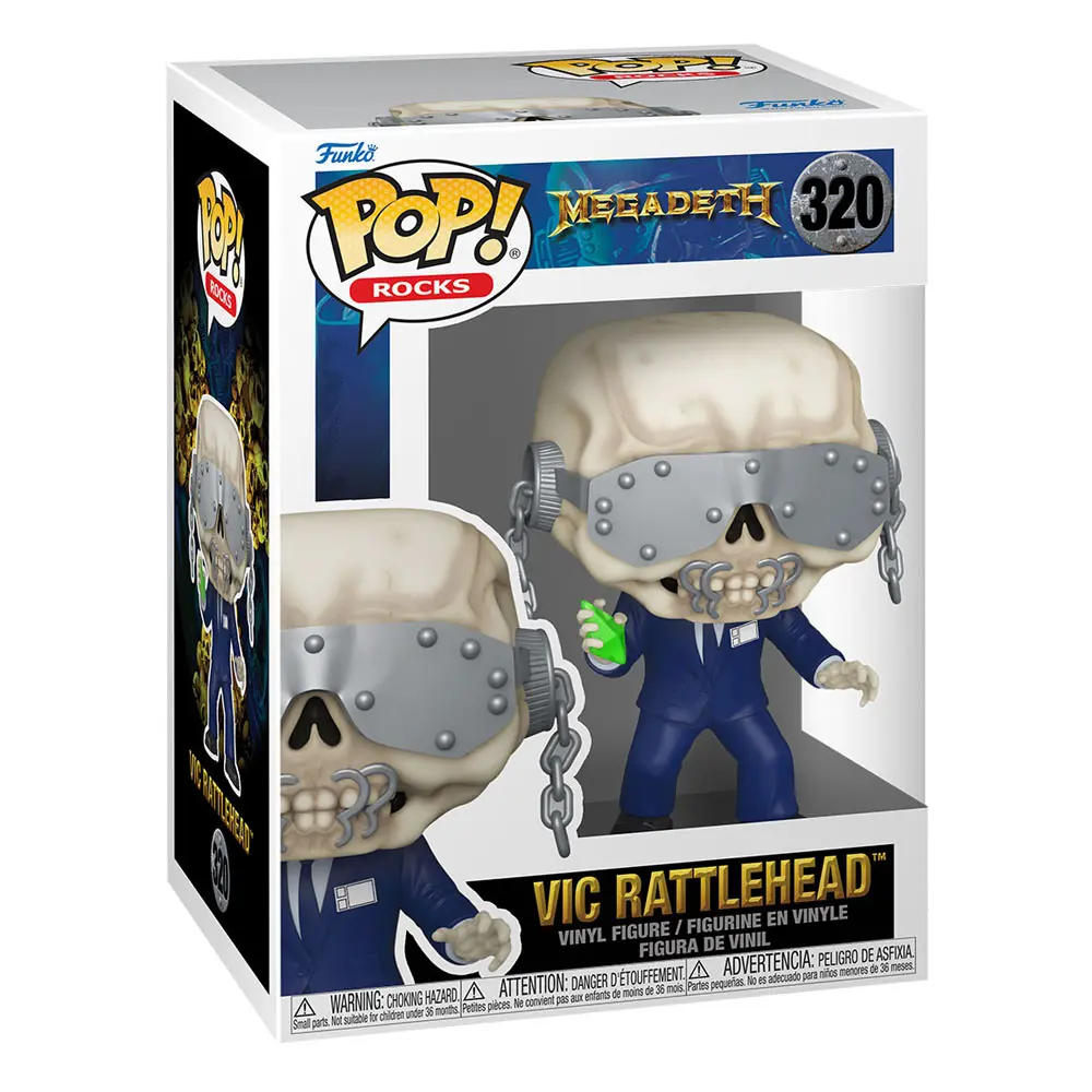 Megadeth POP! Rocks Vinyl Figure Vic Rattlehead 9 cm termékfotó