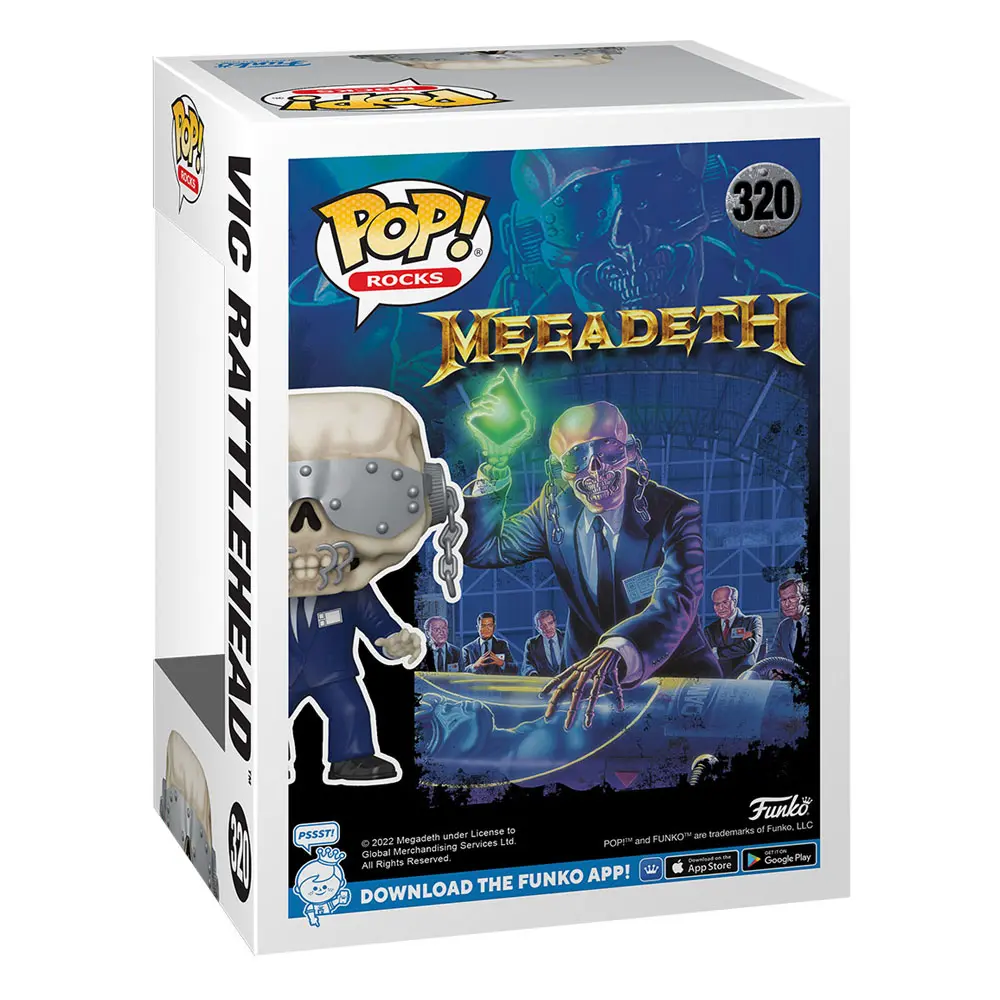 Megadeth POP! Rocks Vinyl Figure Vic Rattlehead 9 cm termékfotó