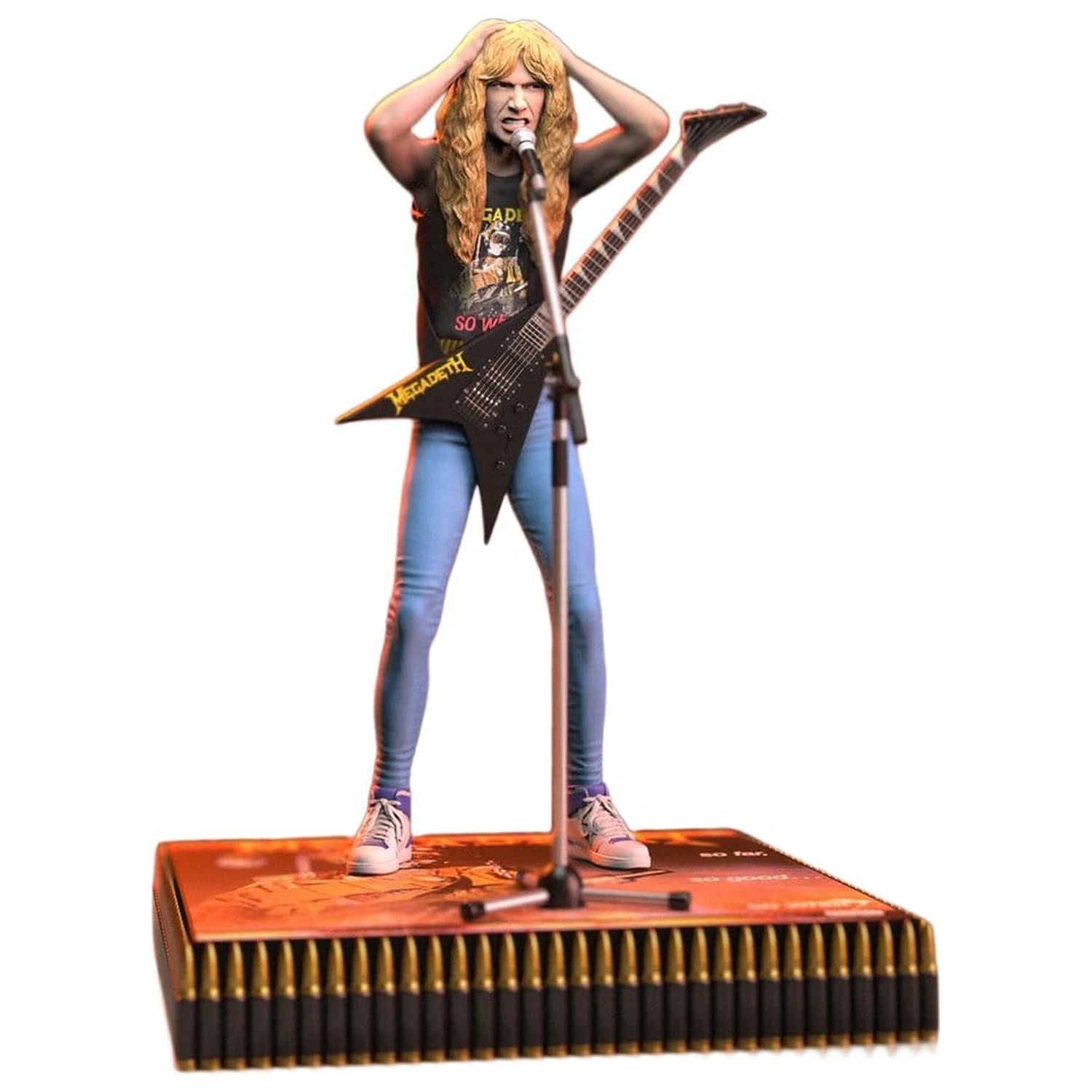 Megadeth Rock Iconz Statue Dave Mustaine II 22 cm product photo