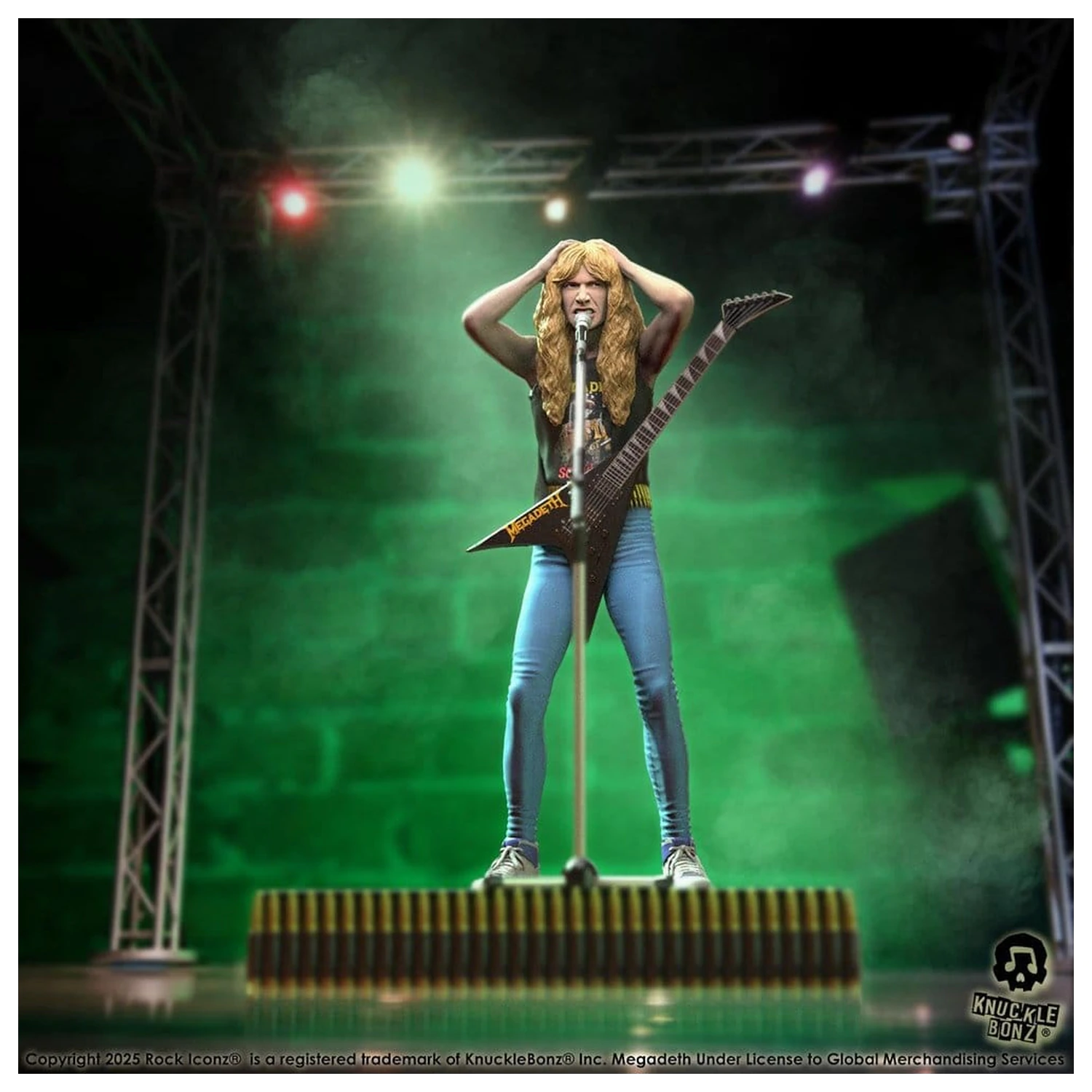 Megadeth Rock Iconz Statue Dave Mustaine II 22 cm product photo