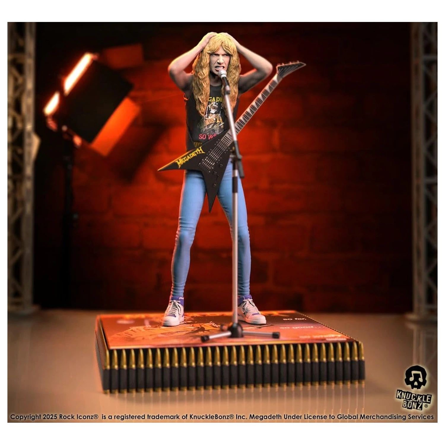 Megadeth Rock Iconz Statue Dave Mustaine II 22 cm product photo