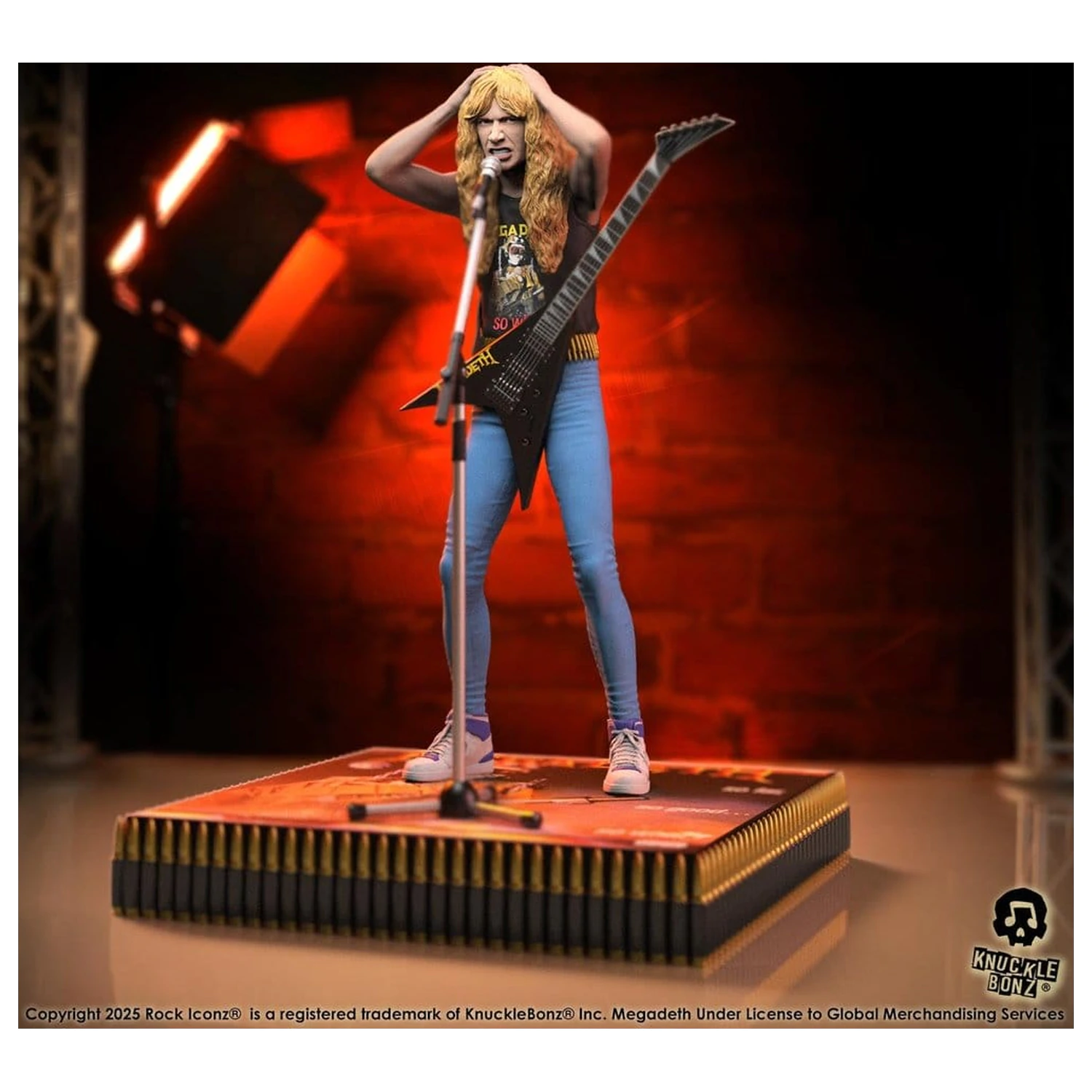 Megadeth Rock Iconz Statue Dave Mustaine II 22 cm product photo